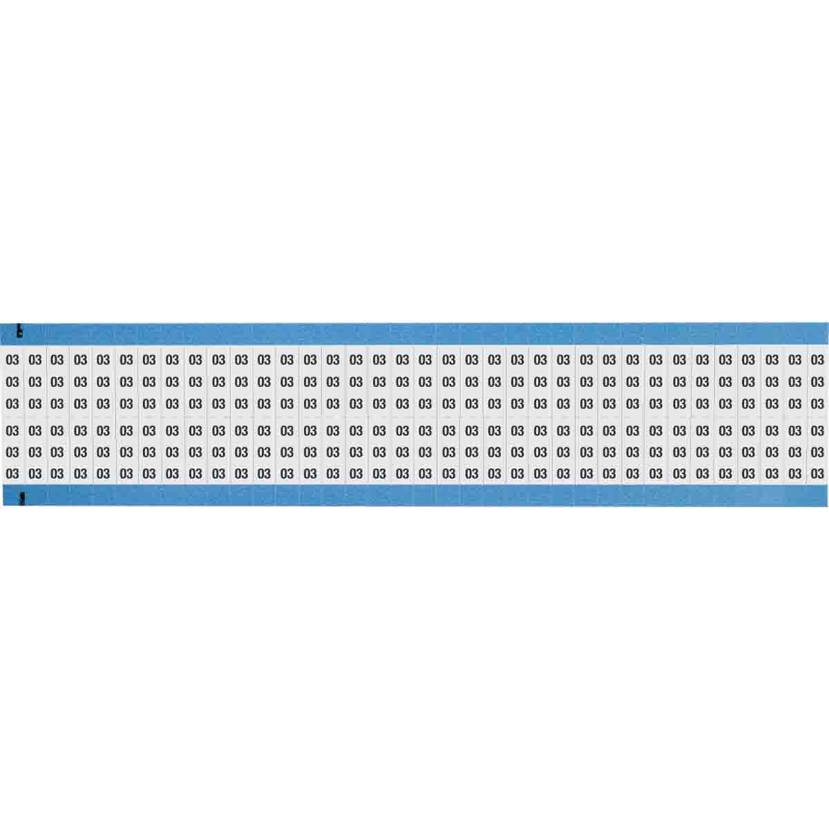WM-03-S-SC-PK Wire Marker 0.75in H x 0.25in W, 3