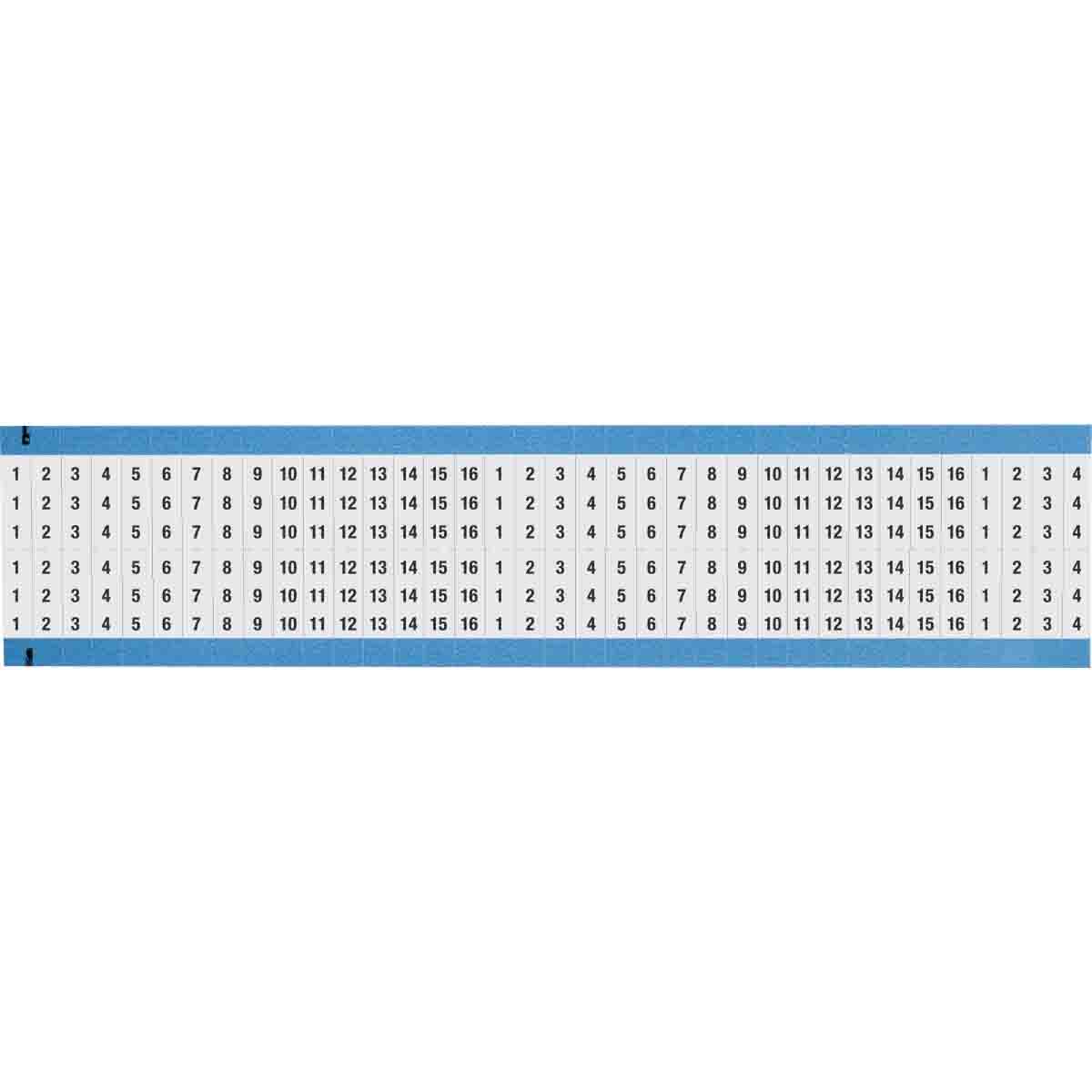 WM-1-16-DC-SC-PK Wire Marker 0.75in H x 0.25in W, 1 to 16