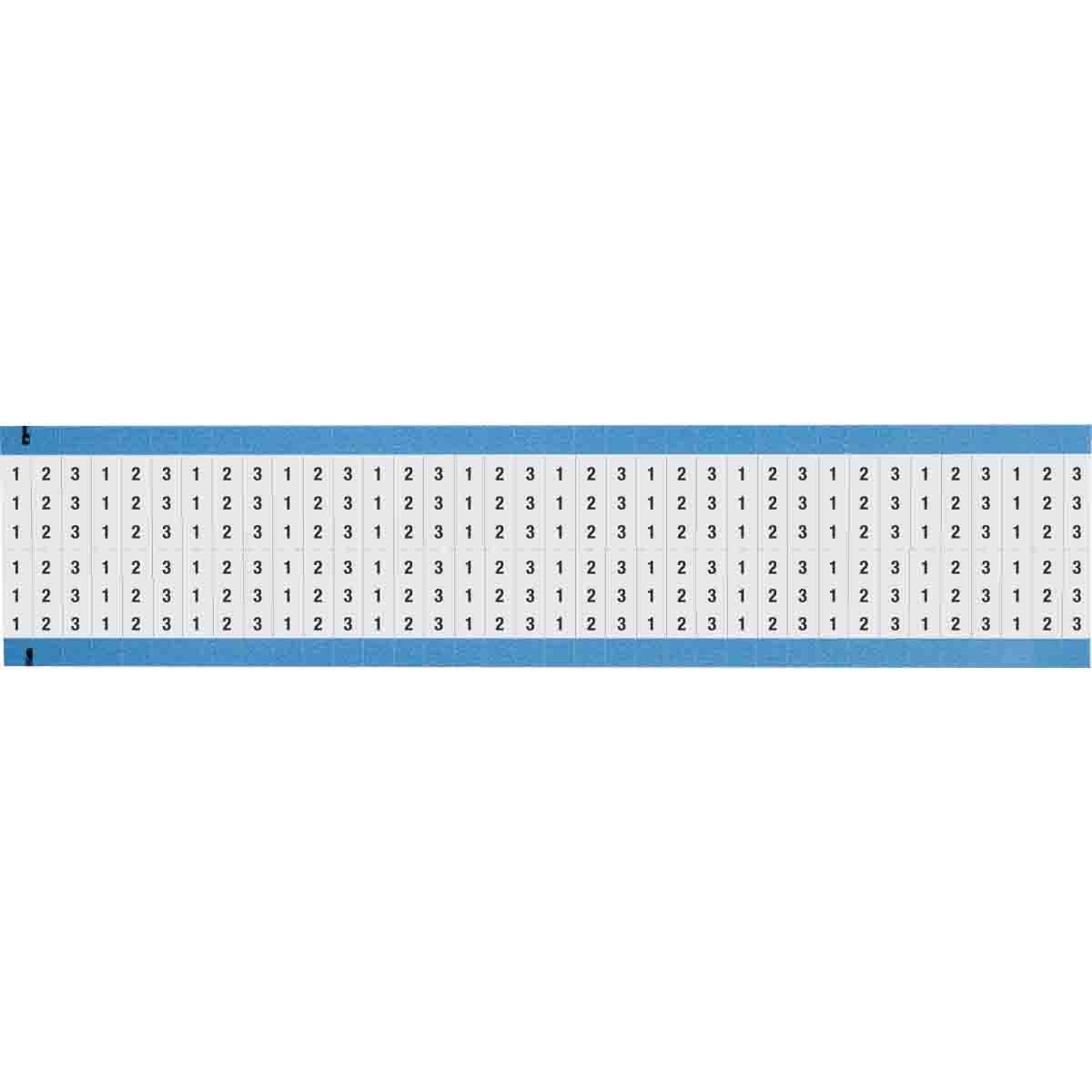 WM-1-3-SC-PK Wire Marker 0.75in H x 0.25in W, 1 to 3
