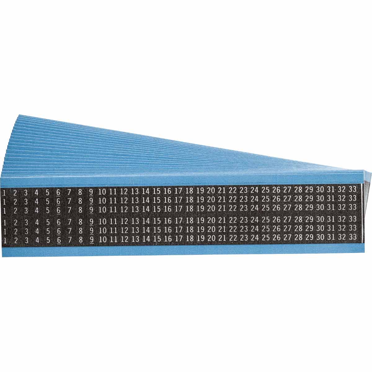 WM-1-33-BK-PK Wire Marker 1.5in H x 0.45in W, 1 to 33