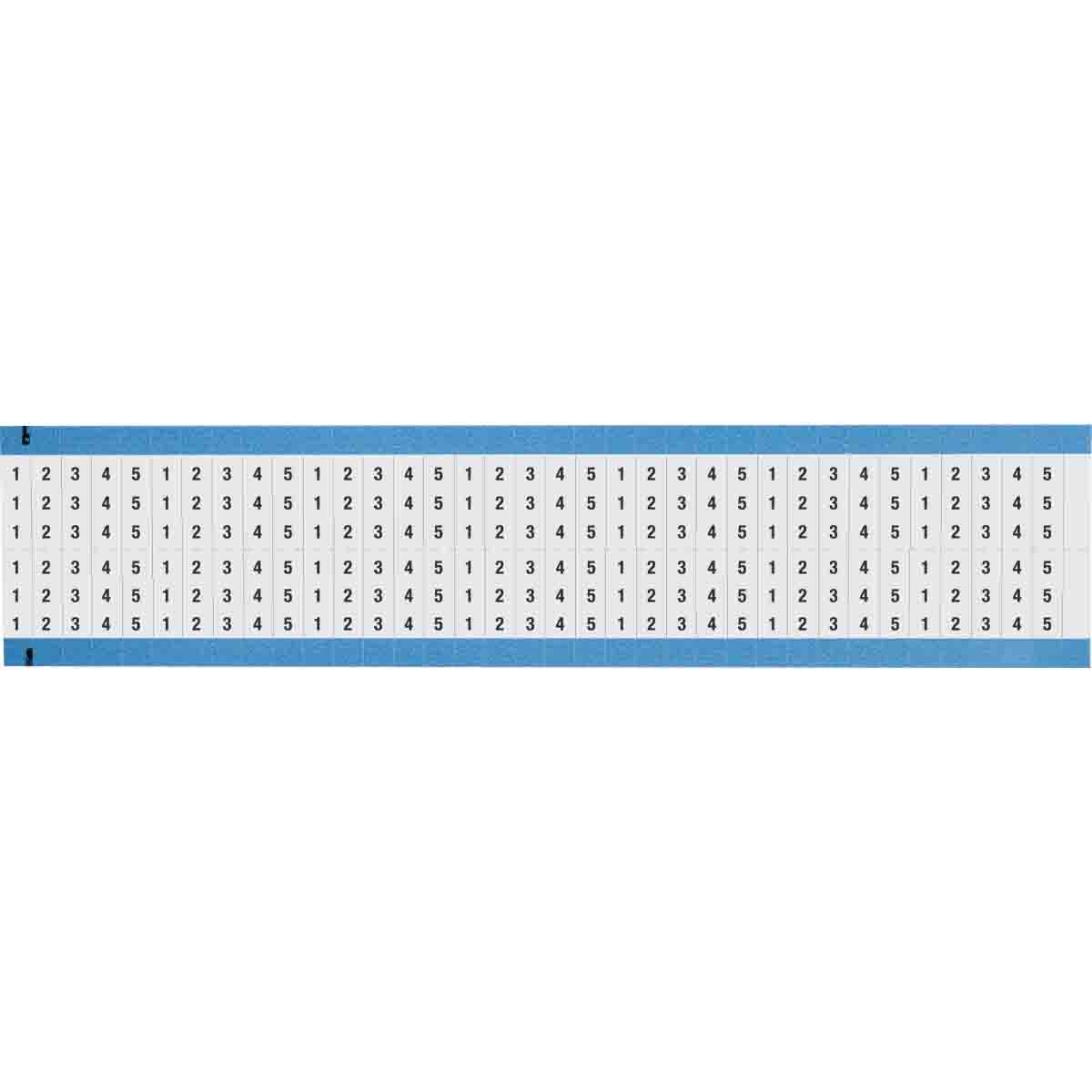 WM-1-5-SC-PK Wire Marker 0.75in H x 0.25in W, 1 to 5