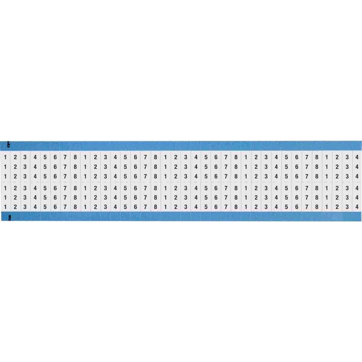 WM-1-8-SC-PK Wire Marker 0.75in H x 0.25in W, 1 to 8