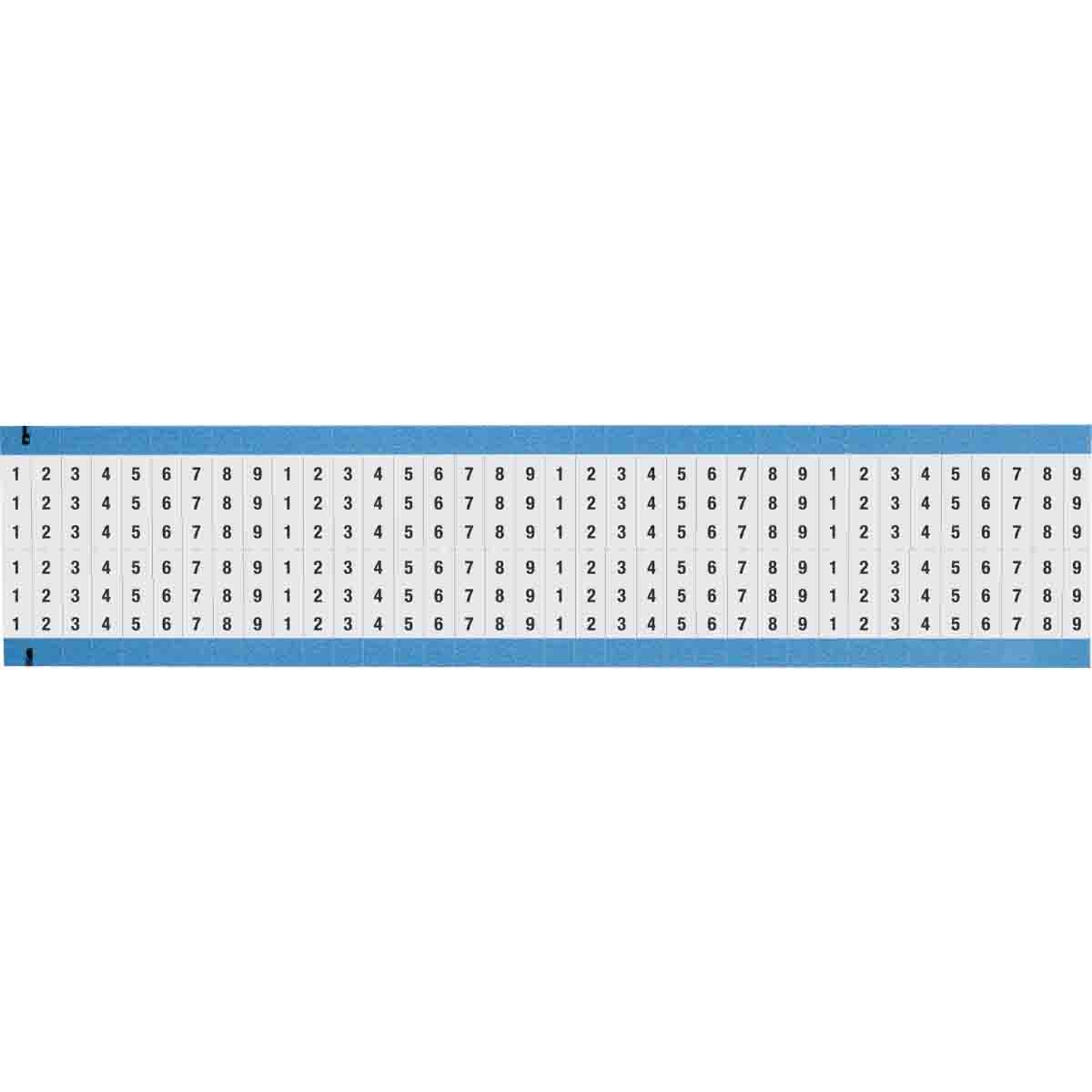WM-1-9-SC-PK Wire Marker 0.75in H x 0.25in W, 1 to 9