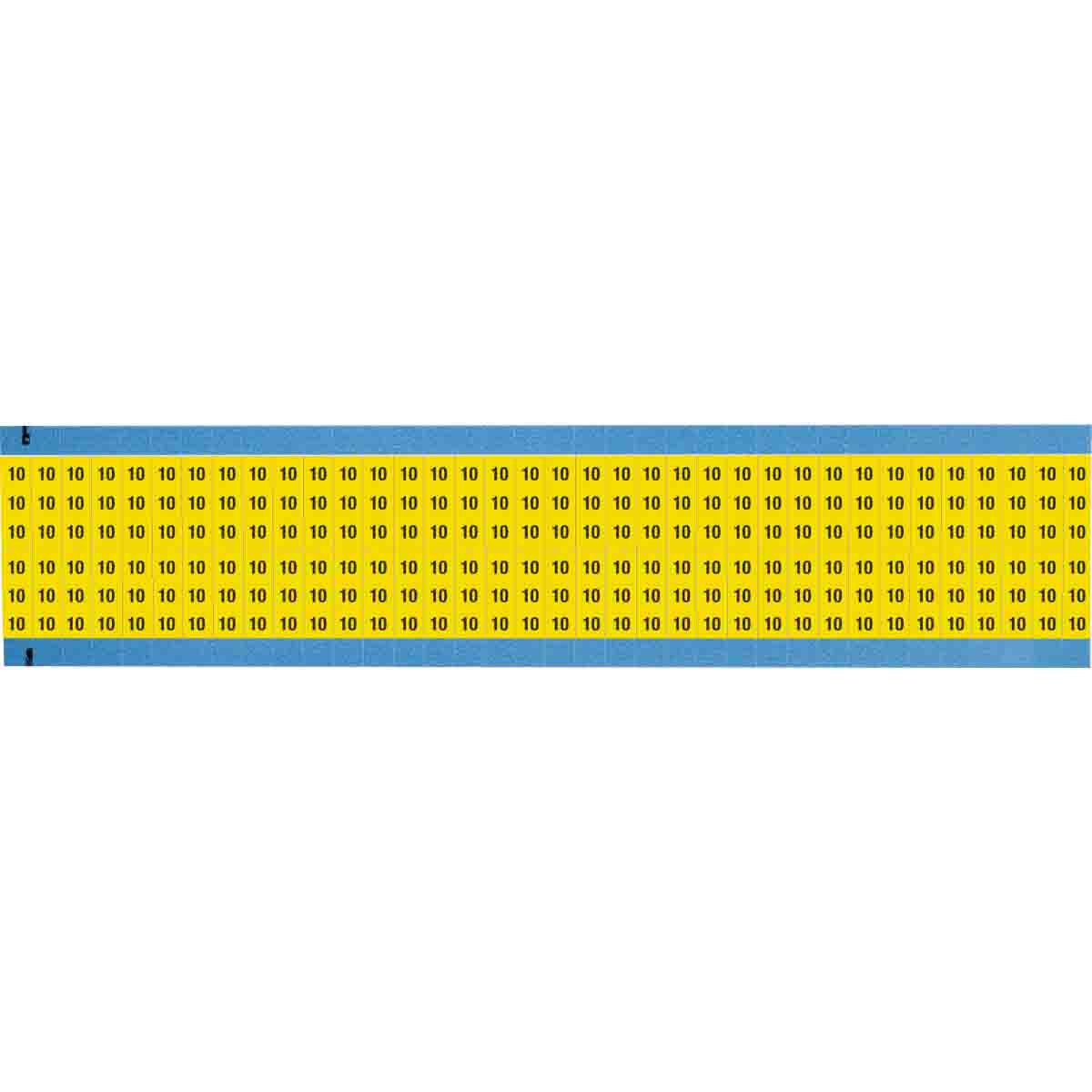 WM-10-YL-SC-PK Wire Marker 0.75in H x 0.25in W, 10