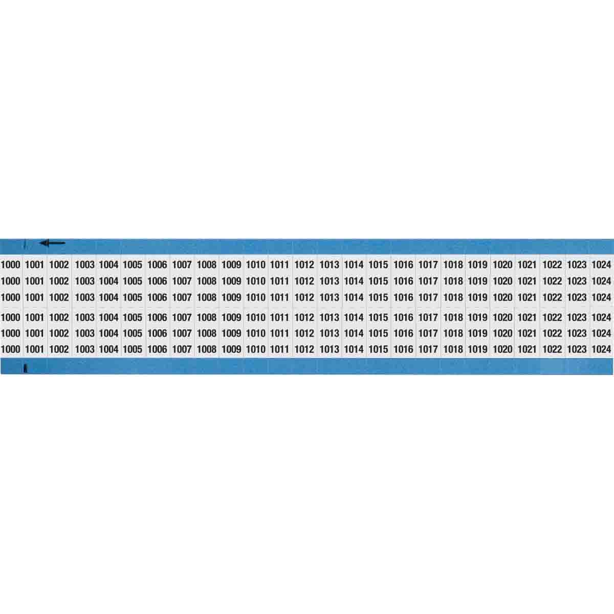 WM-1000-1024-SC-PK Wire Marker .75in H x 0.36in W 1000-1024