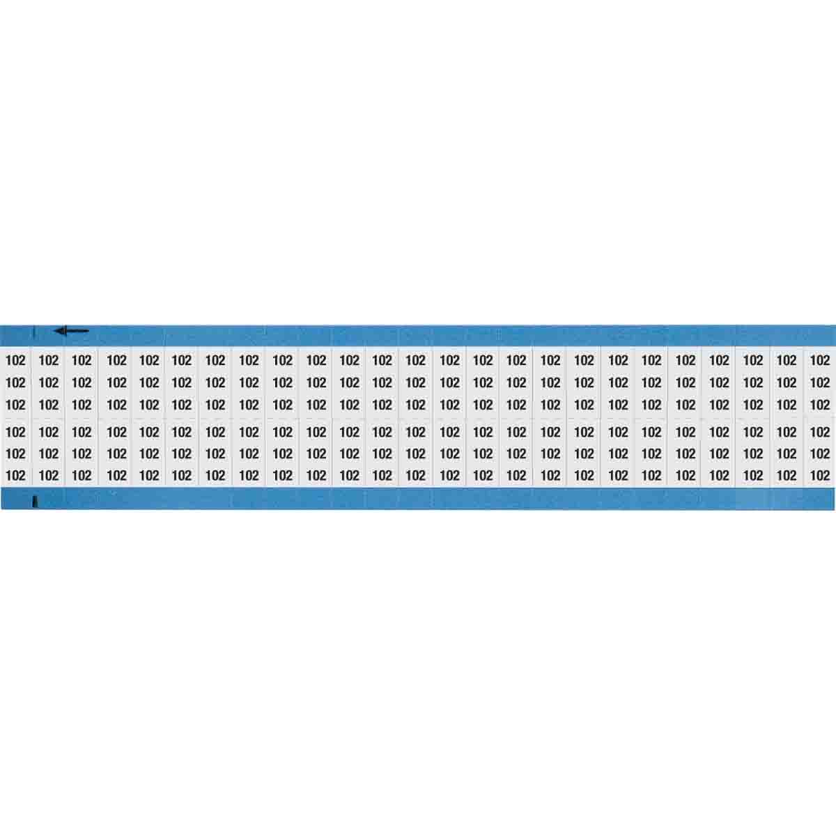 WM-102-SC-PK Wire Marker 0.75in H x 0.36in W, 102