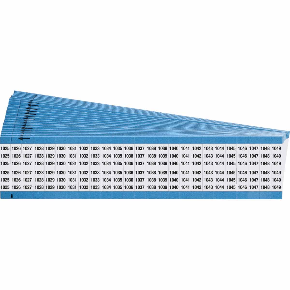 WM-1025-1049-PK Wire Marker 1.5in H x 0.88in W 1025-1049