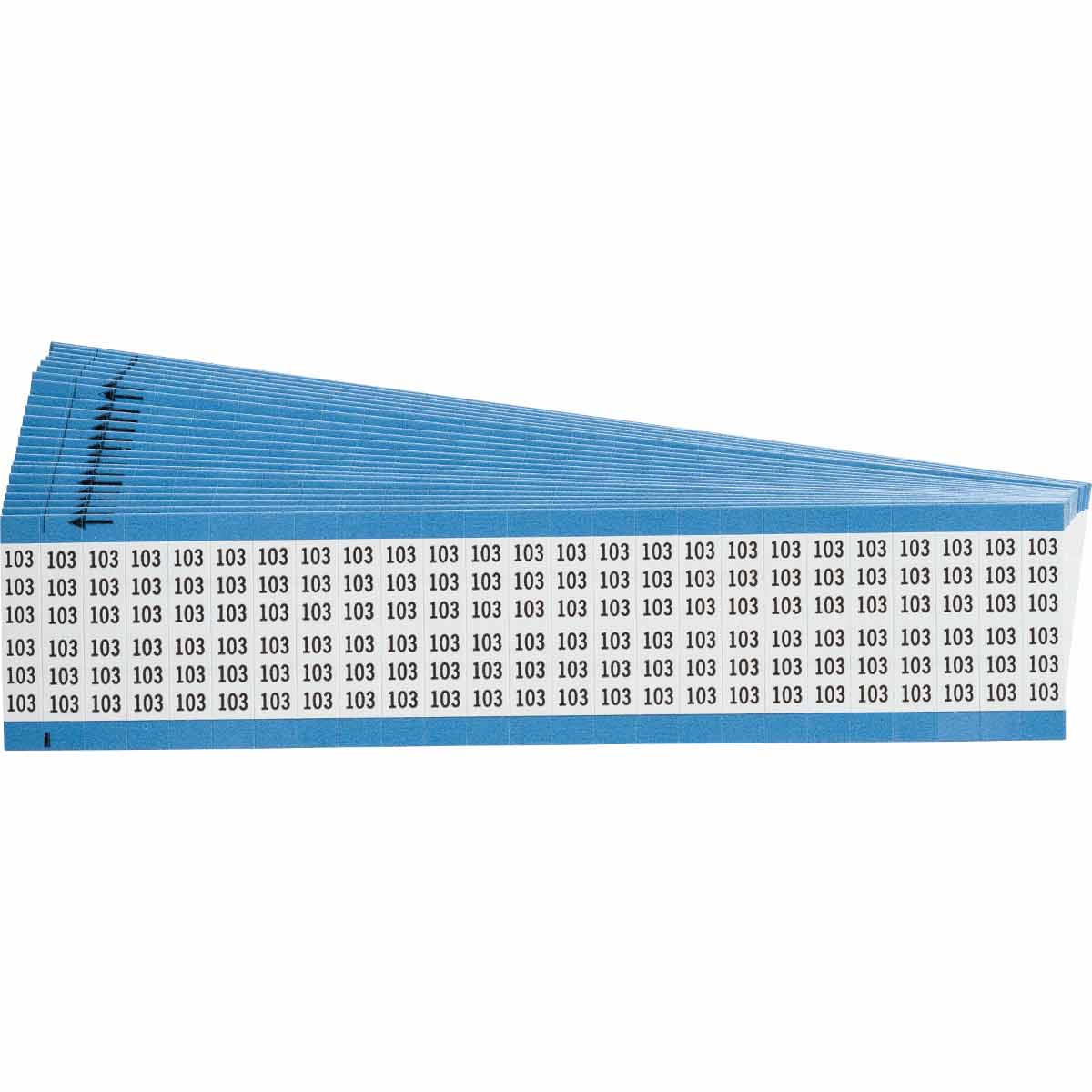 WM-103-PK Wire Marker 1.5in H x 0.36in W, 103