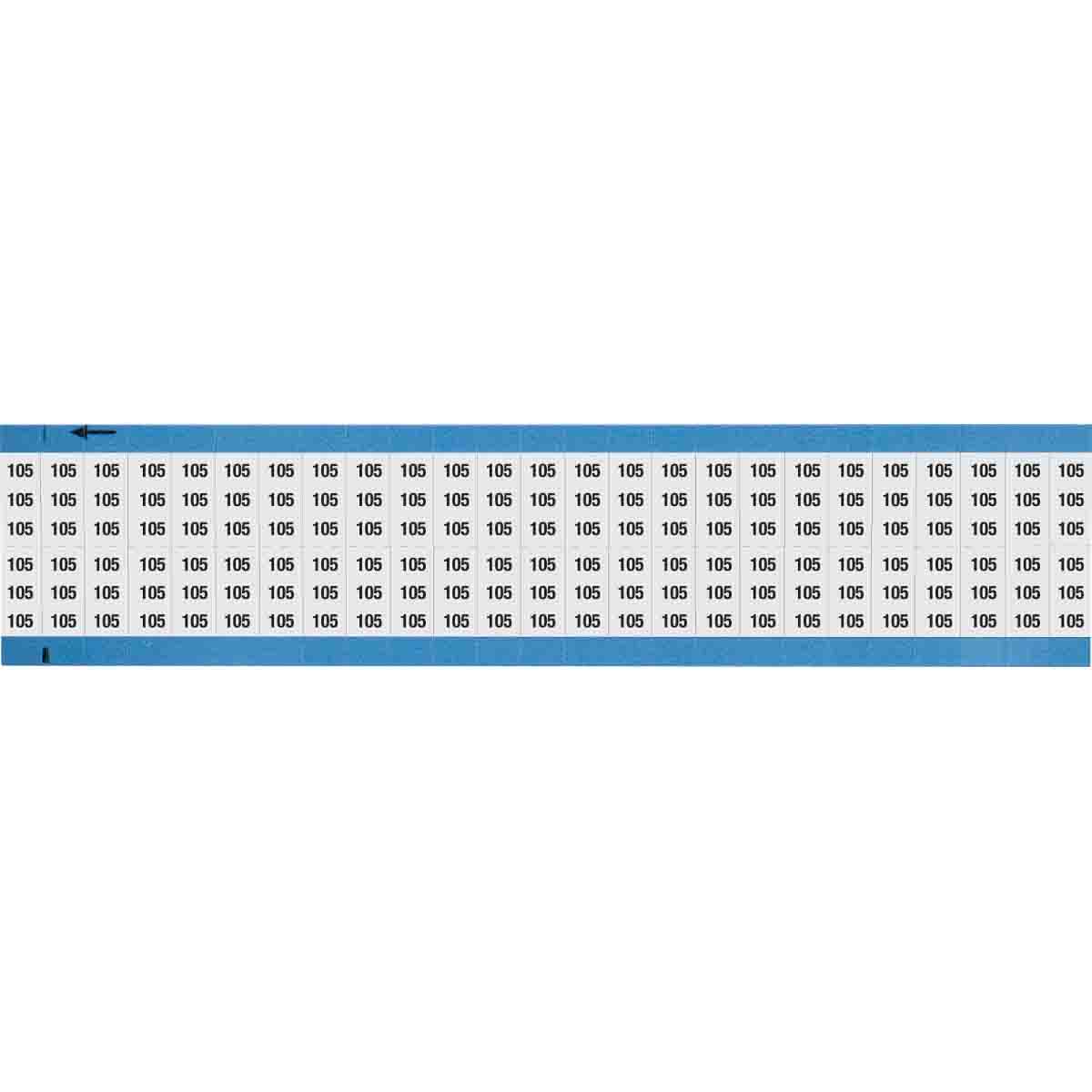 WM-105-SC-PK Wire Marker 0.75in H x 0.36in W, 105