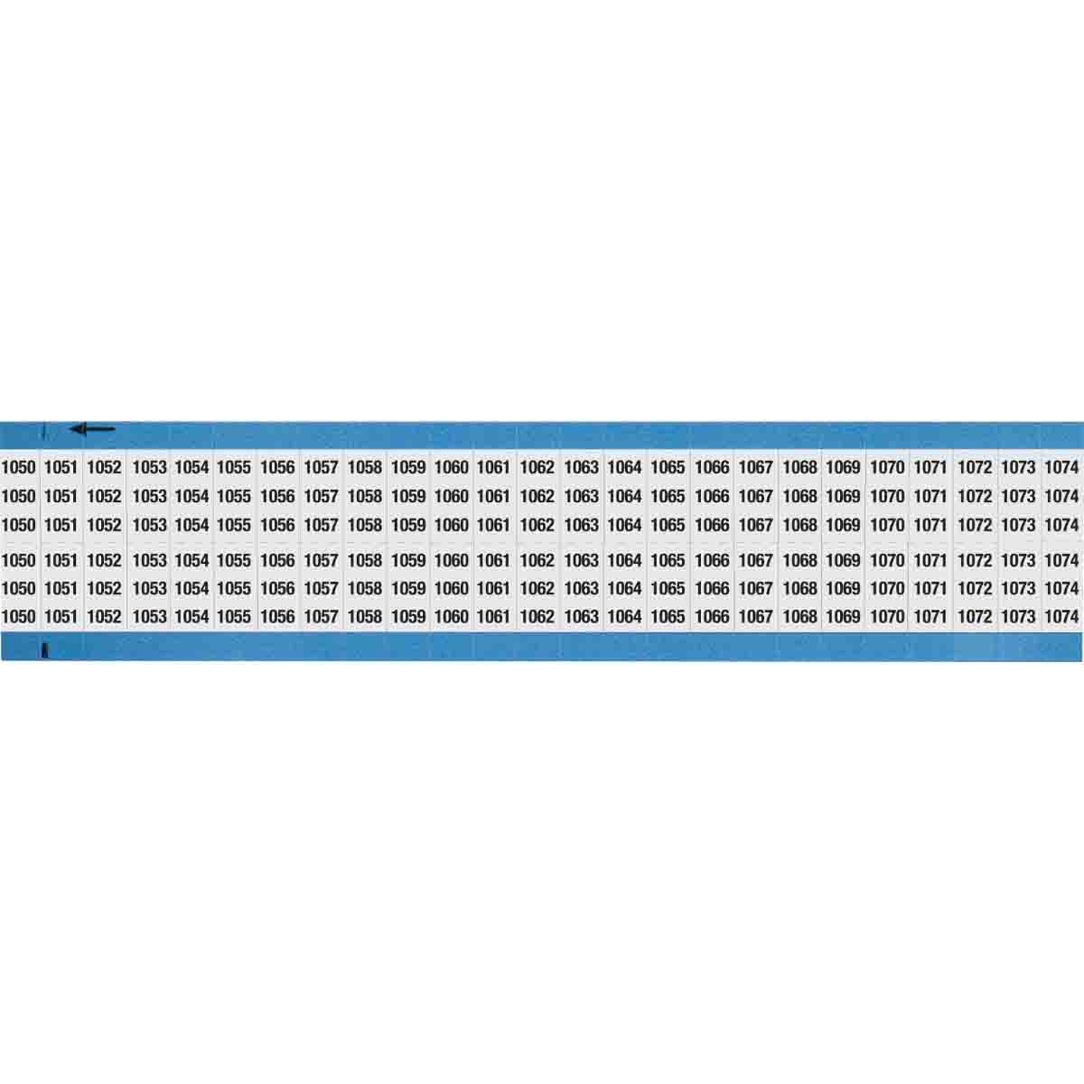 WM-1050-1074-SC-PK Wire Marker .75in H x 0.36in W 1050-1074