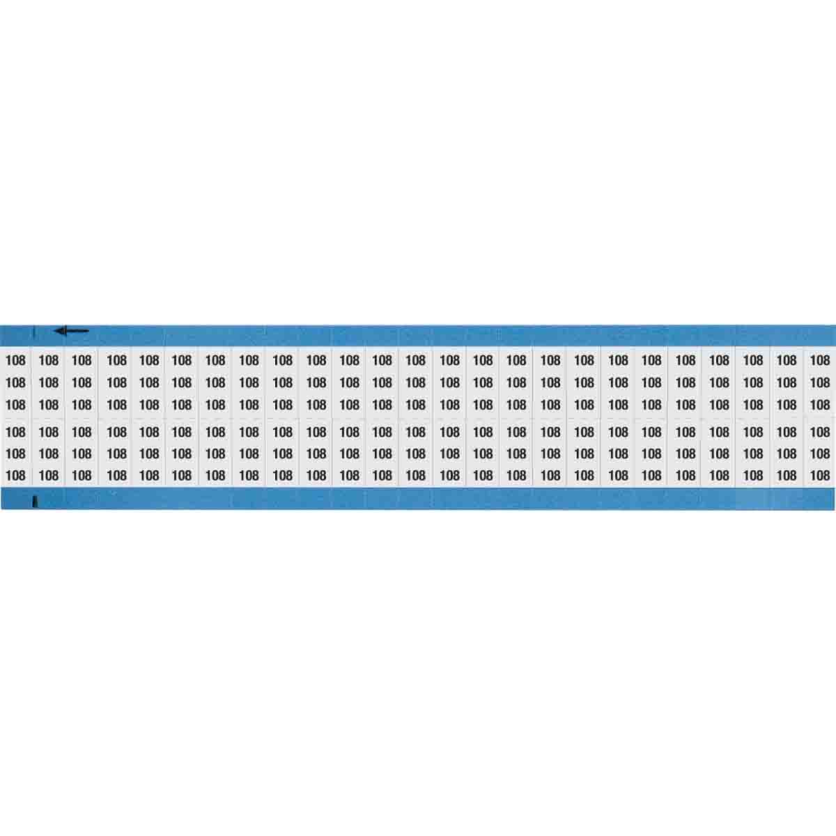 WM-108-SC-PK Wire Marker 0.75in H x 0.36in W, 108