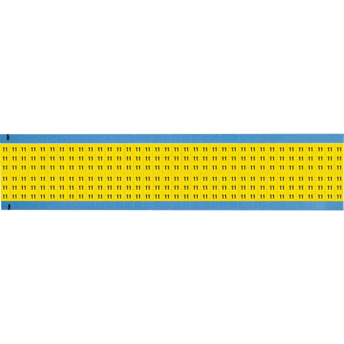 WM-11-YL-SC-PK Wire Marker 0.75in H x 0.25in W, 11