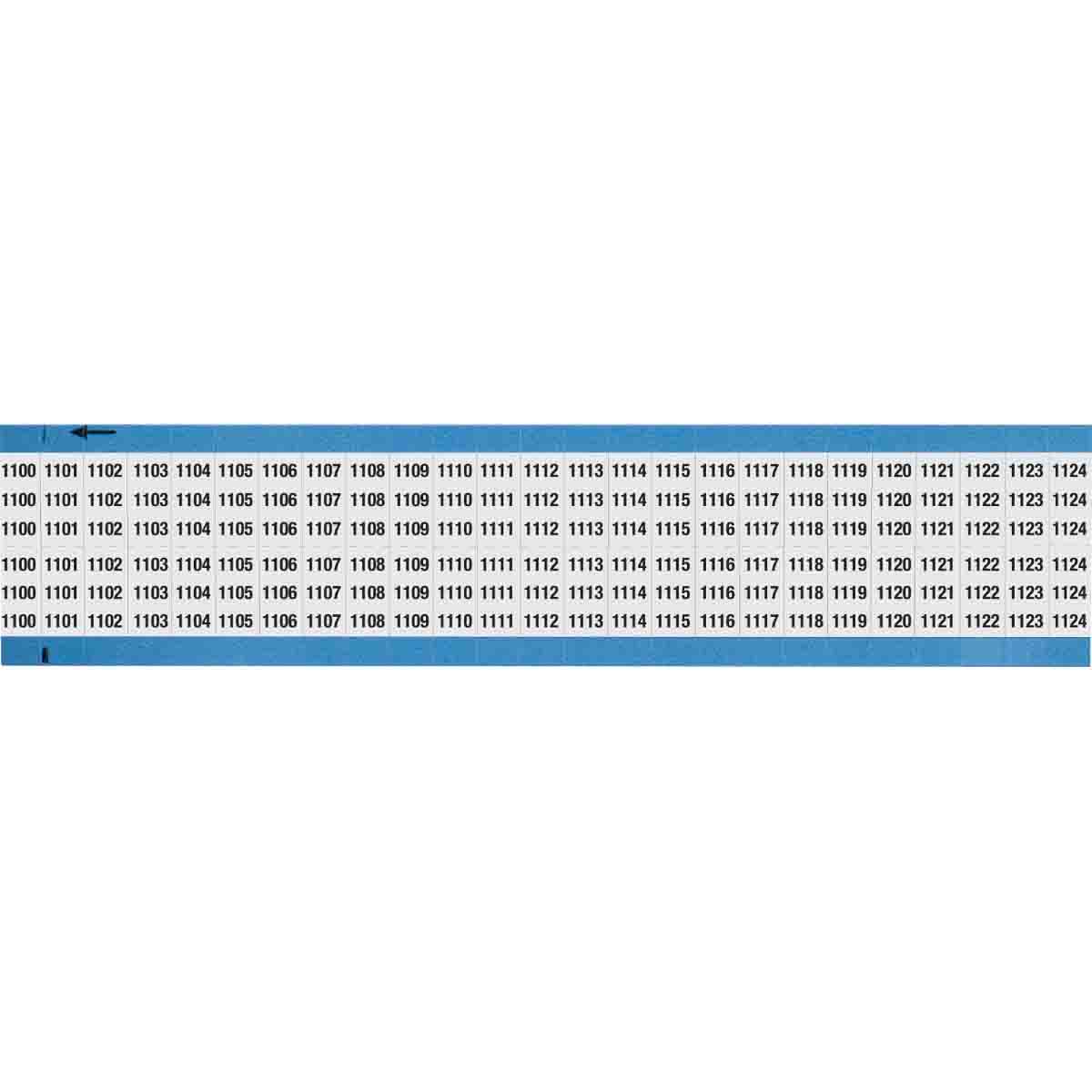 WM-1100-1124-SC-PK Wire Marker .75in H x 0.36in W 1100-1124