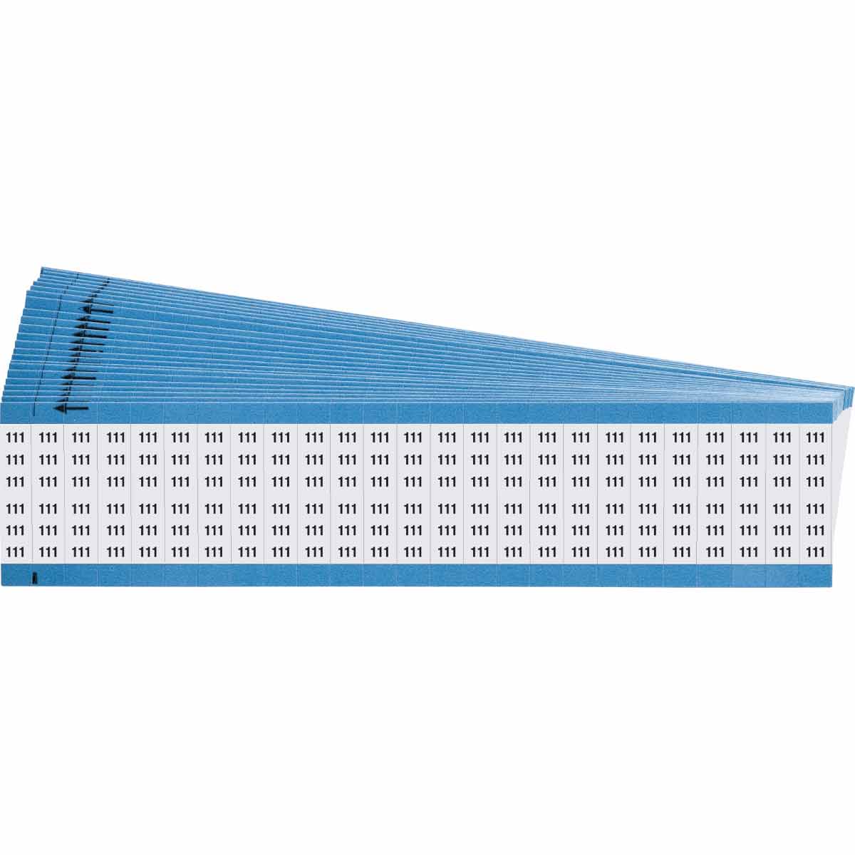 WM-111-PK Wire Marker 1.5in H x 0.36in W, 111