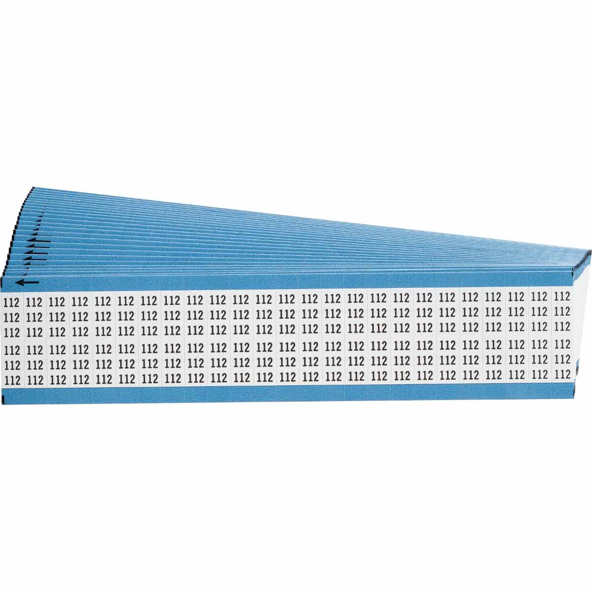 WM-112-PK Wire Marker 1.5in H x 0.36in W, 112