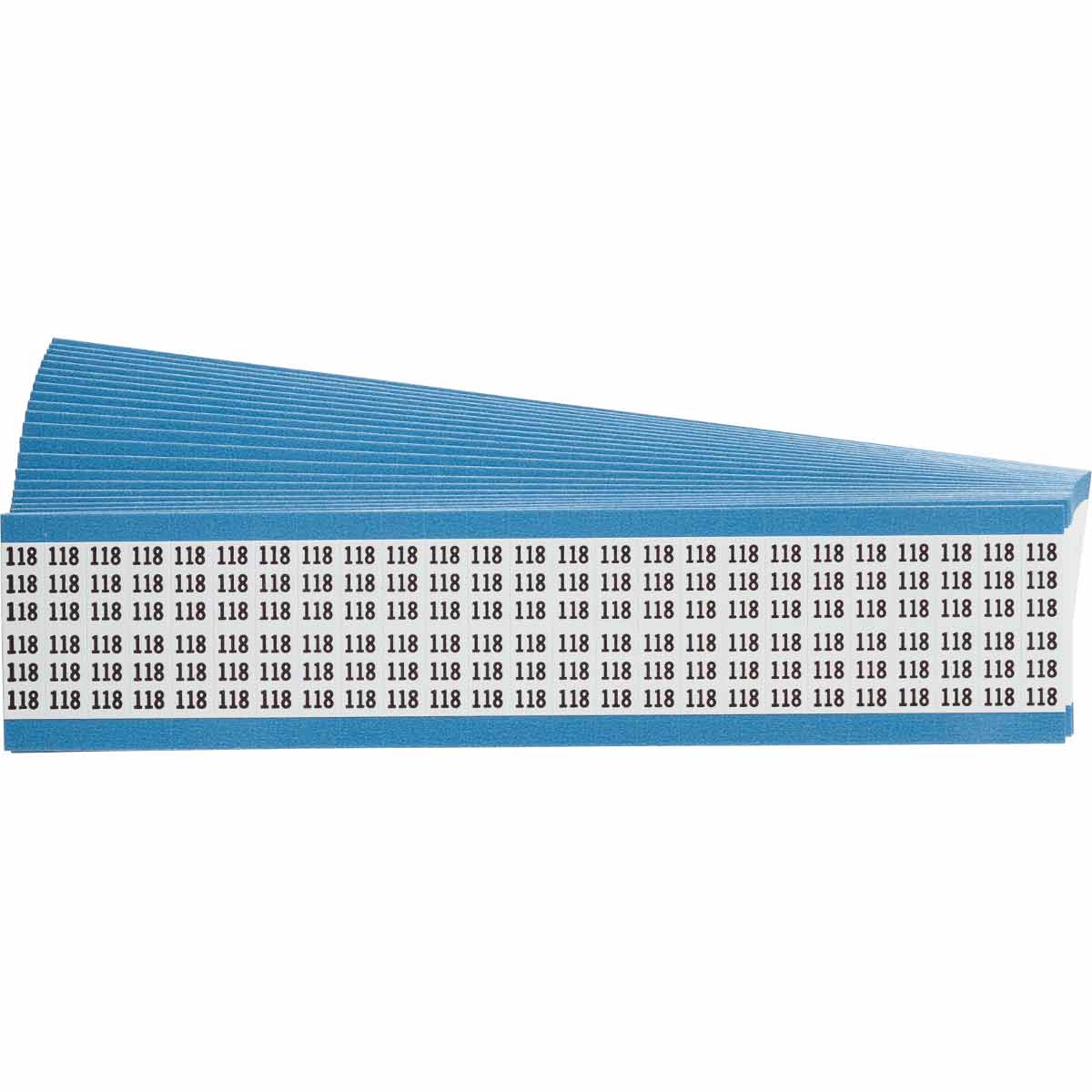 WM-118-PK Wire Marker 1.5in H x 0.36in W, 118