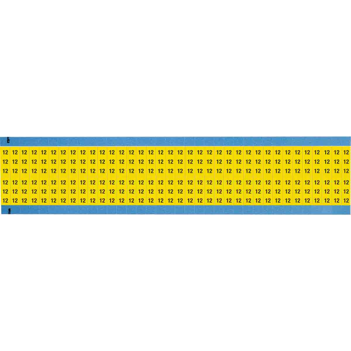 WM-12-YL-SC-PK Wire Marker 0.75in H x 0.25in W, 12