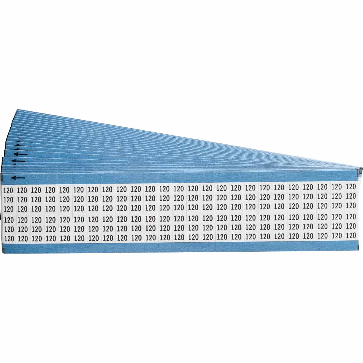 WM-120-PK Wire Marker 1.5in H x 0.36in W, 120