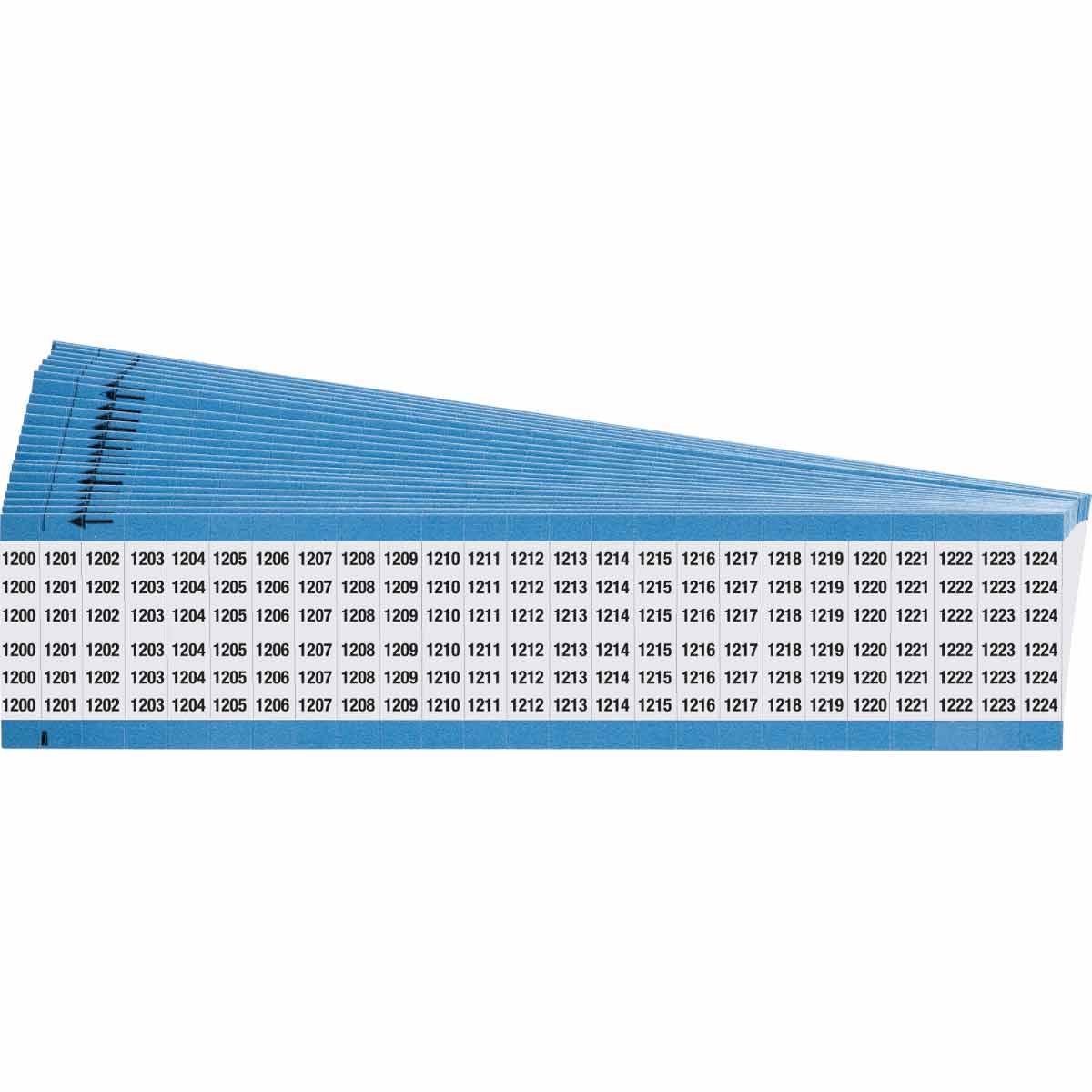 WM-1200-1224-PK Wire Marker 1.5in H x 0.88in W 1200-1224