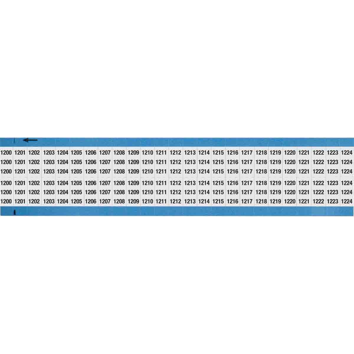 WM-1200-1224-SC-PK Wire Marker .75in H x 0.36in W 1200-1224