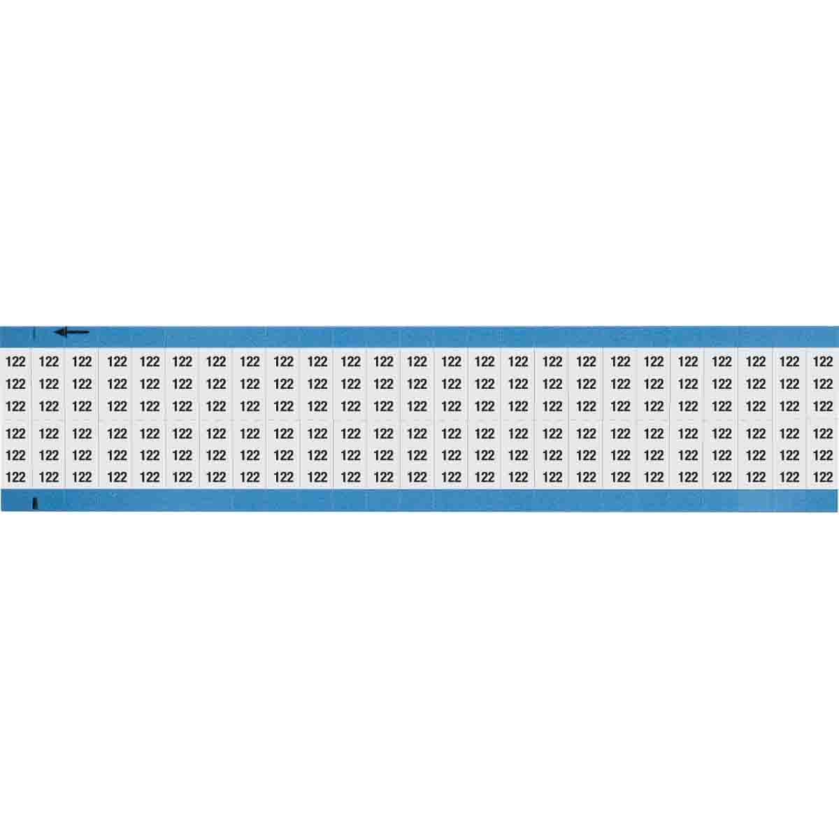 WM-122-SC-PK Wire Marker 0.75in H x 0.36in W, 122