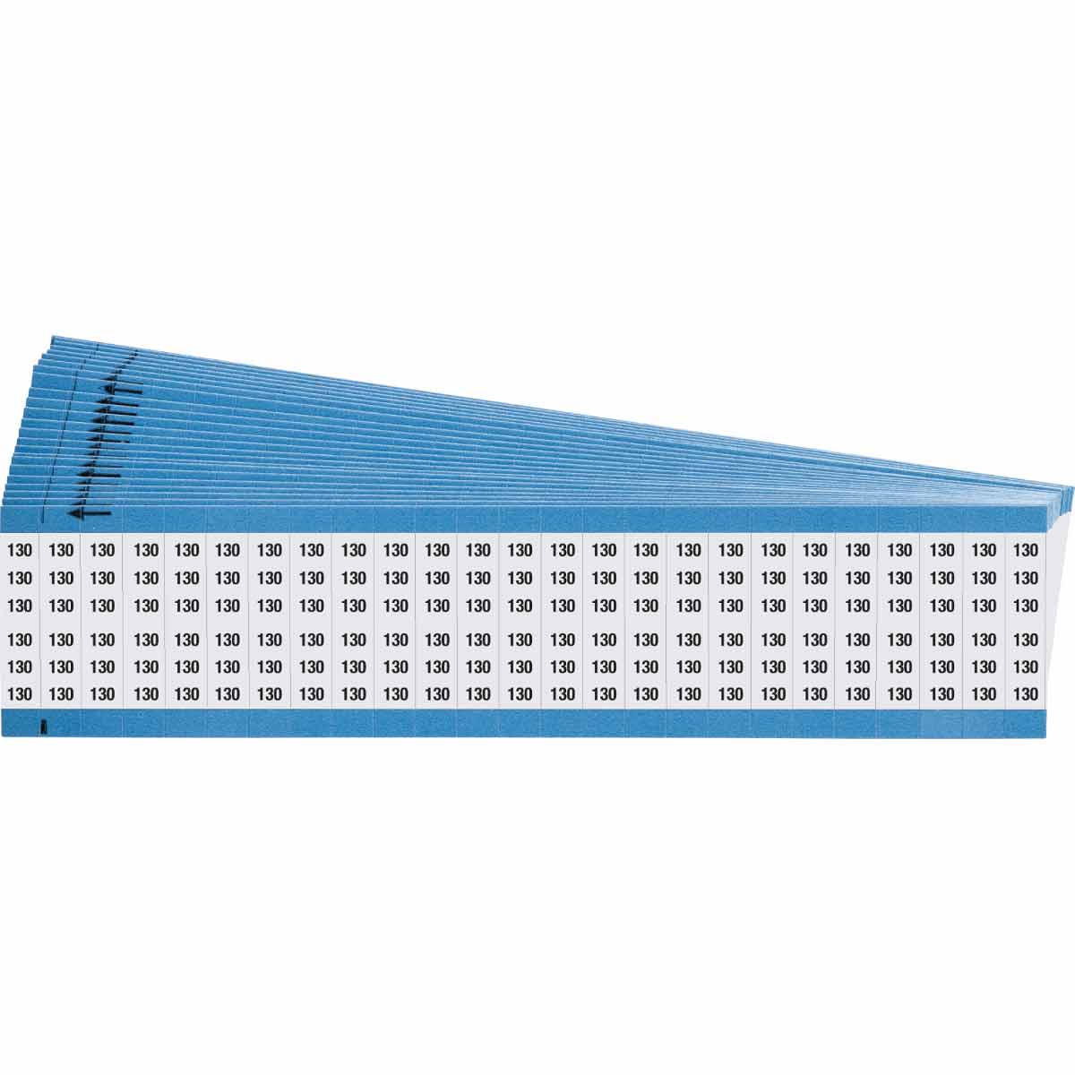 WM-130-PK Wire Marker 1.5in H x 0.36in W, 130