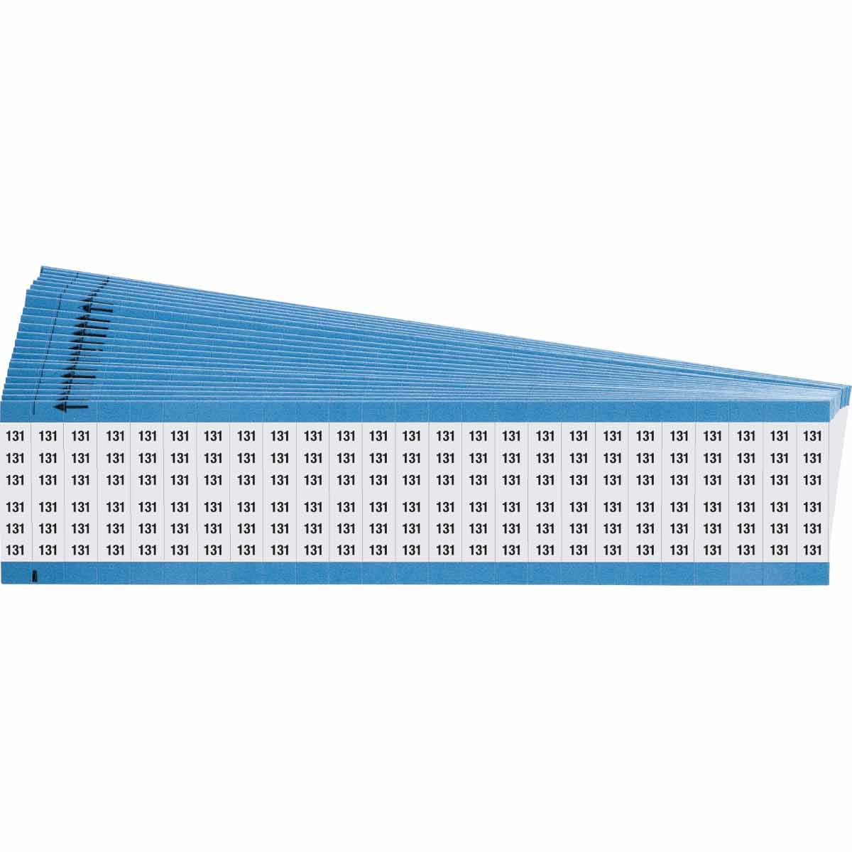 WM-131-PK Wire Marker 1.5in H x 0.36in W, 131