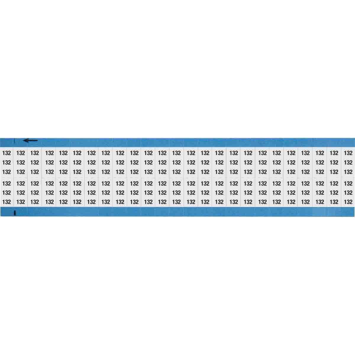 WM-132-SC-PK Wire Marker 0.75in H x 0.36in W, 132