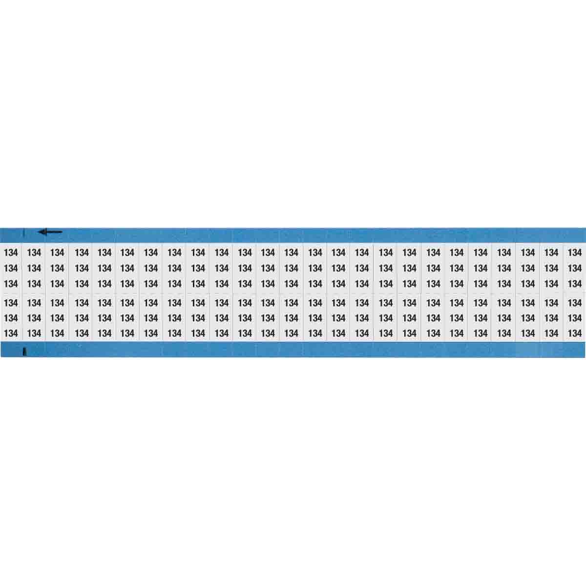 WM-134-SC-PK Wire Marker 0.75in H x 0.36in W, 134
