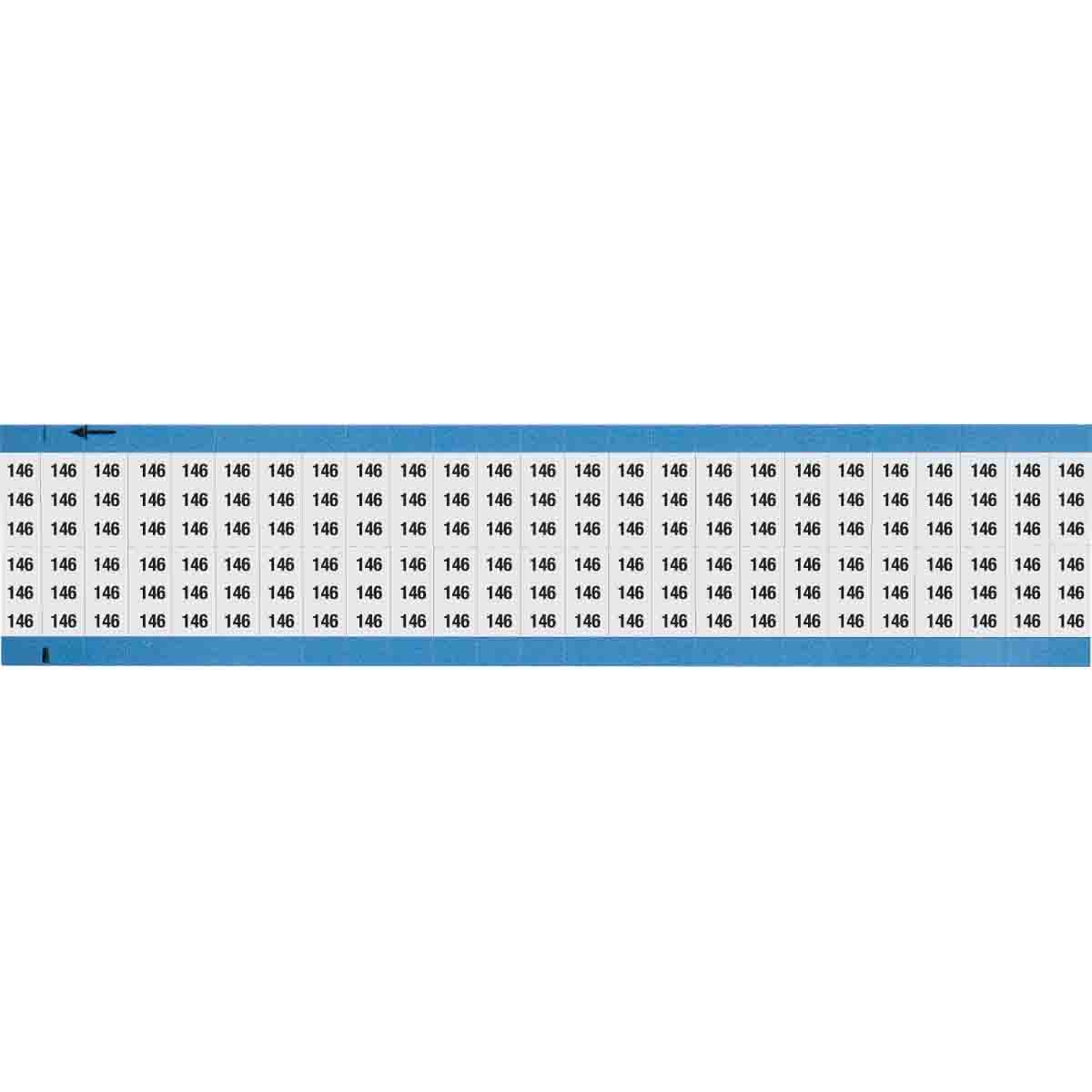 WM-146-SC-PK Wire Marker 0.75in H x 0.36in W, 146