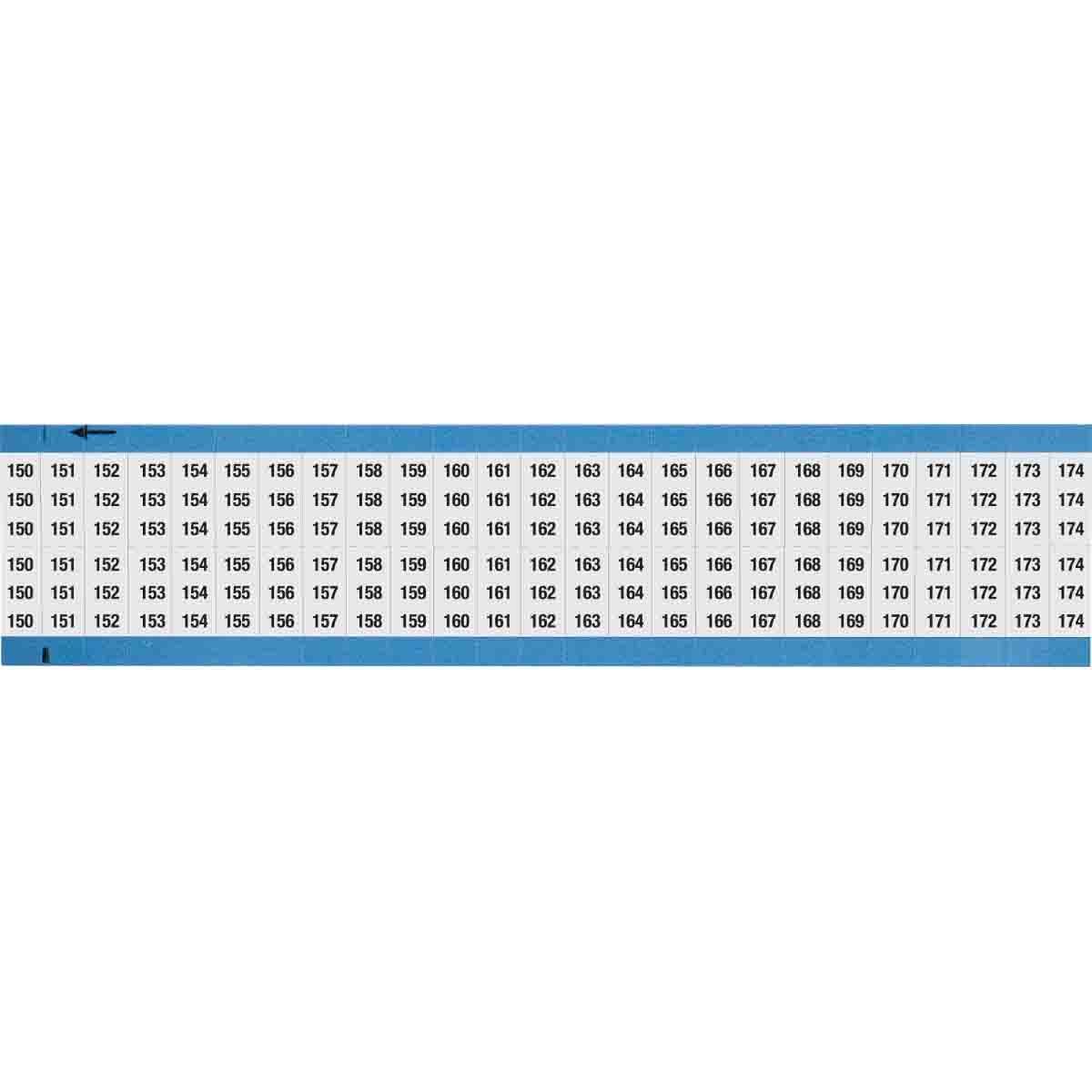 WM-150-174-SC-PK Wire Marker 0.75in H x 0.36in W, 150-174
