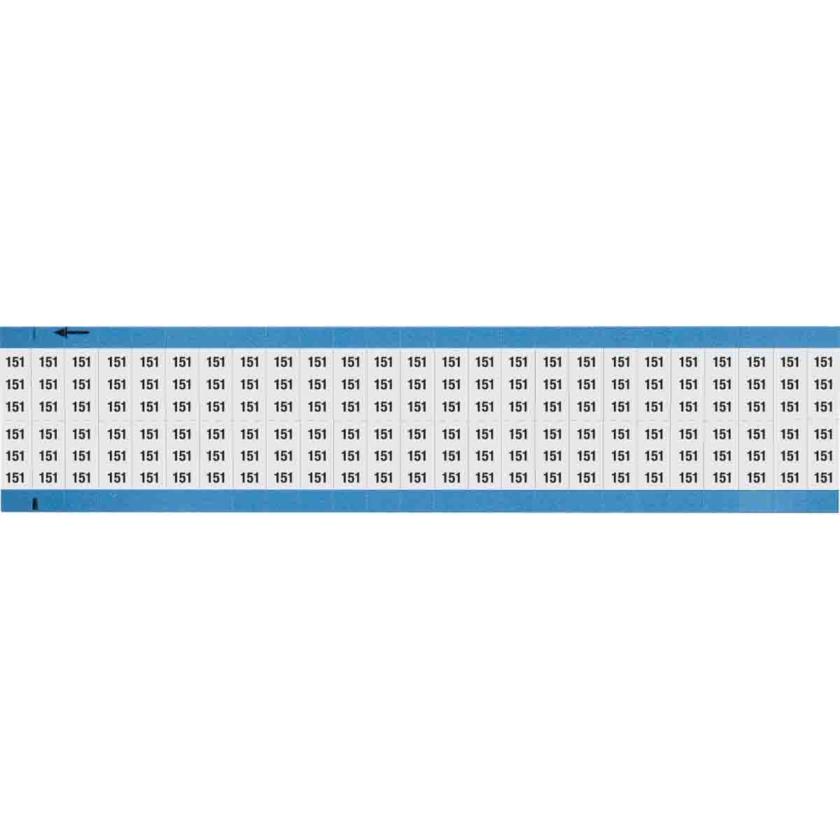 WM-151-SC-PK Wire Marker 0.75in H x 0.36in W, 151