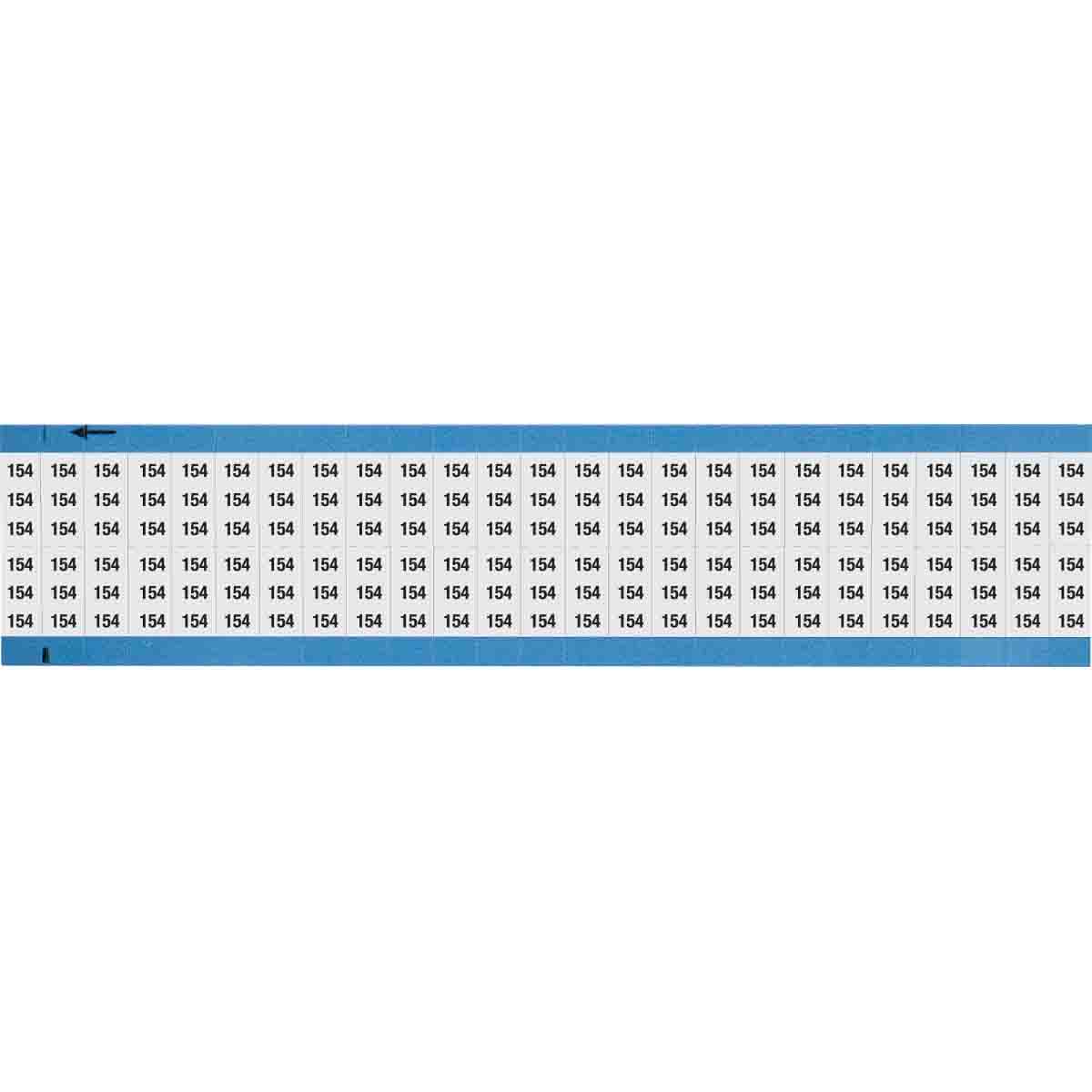 WM-154-SC-PK Wire Marker 0.75in H x 0.36in W, 154