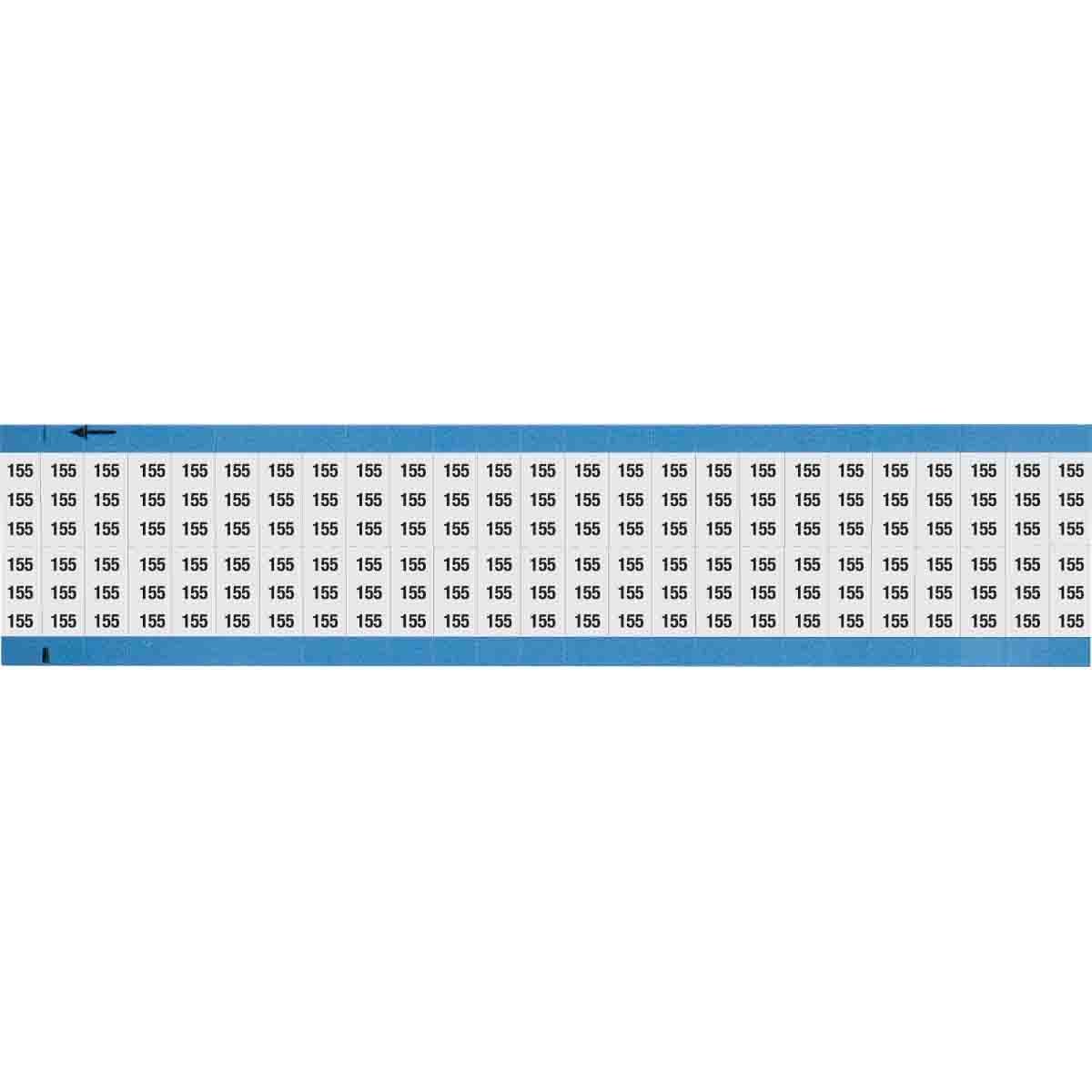 WM-155-SC-PK Wire Marker 0.75in H x 0.36in W, 155