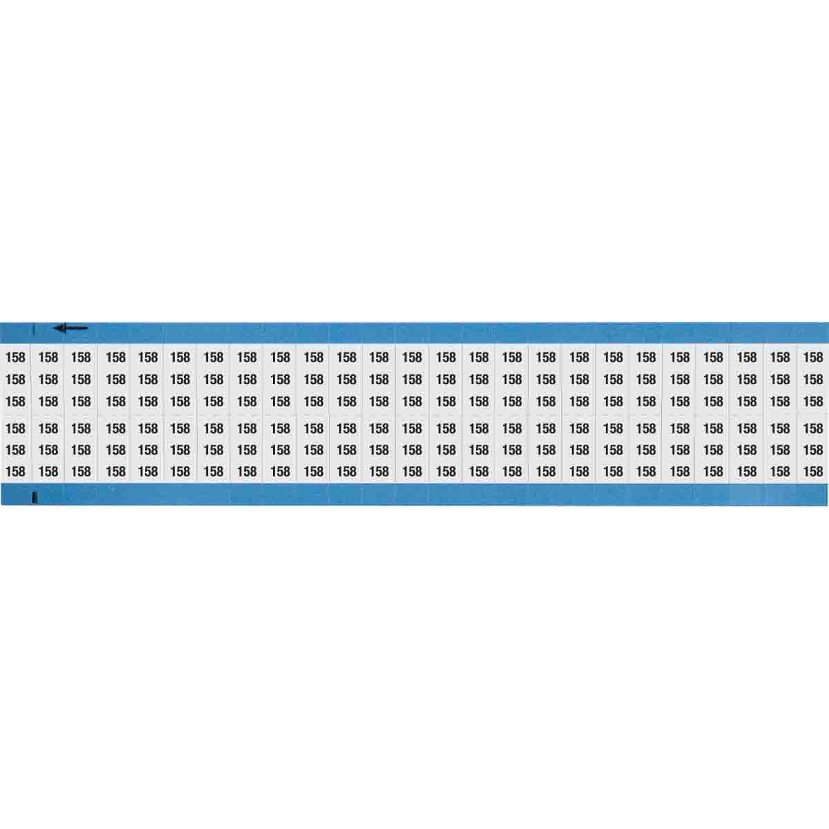 WM-158-SC-PK Wire Marker 0.75in H x 0.36in W, 158