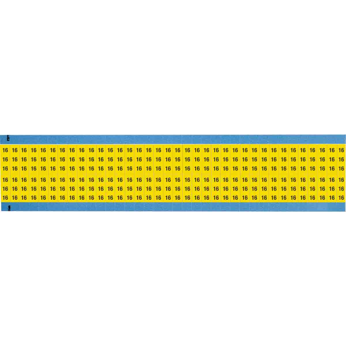 WM-16-YL-SC-PK Wire Marker 0.75in H x 0.25in W, 16
