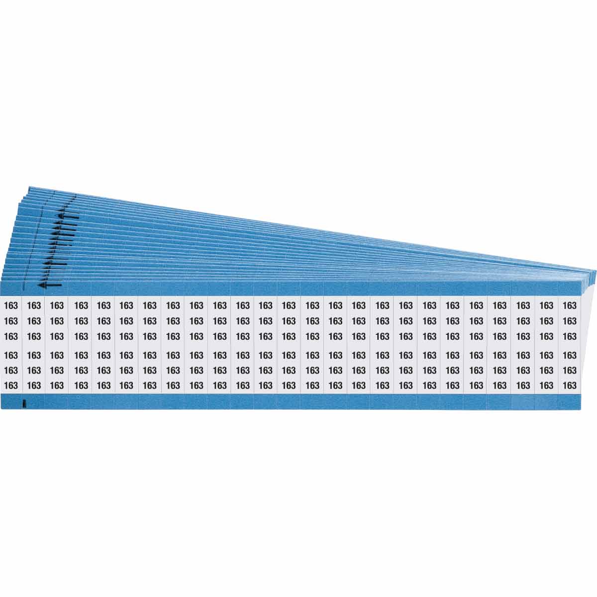 WM-163-PK Wire Marker 1.5in H x 0.36in W, 163