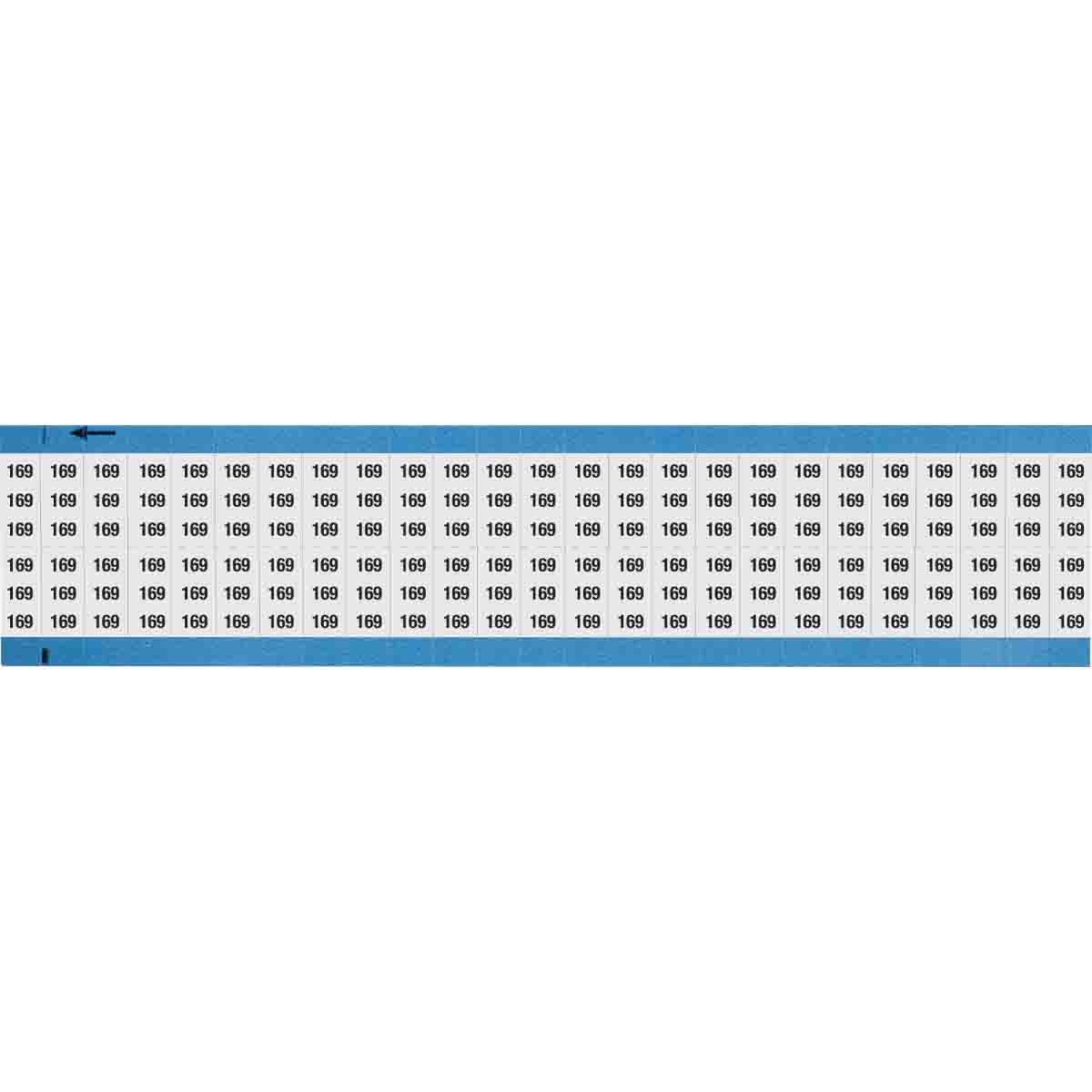 WM-169-SC-PK Wire Marker 0.75in H x 0.36in W, 169