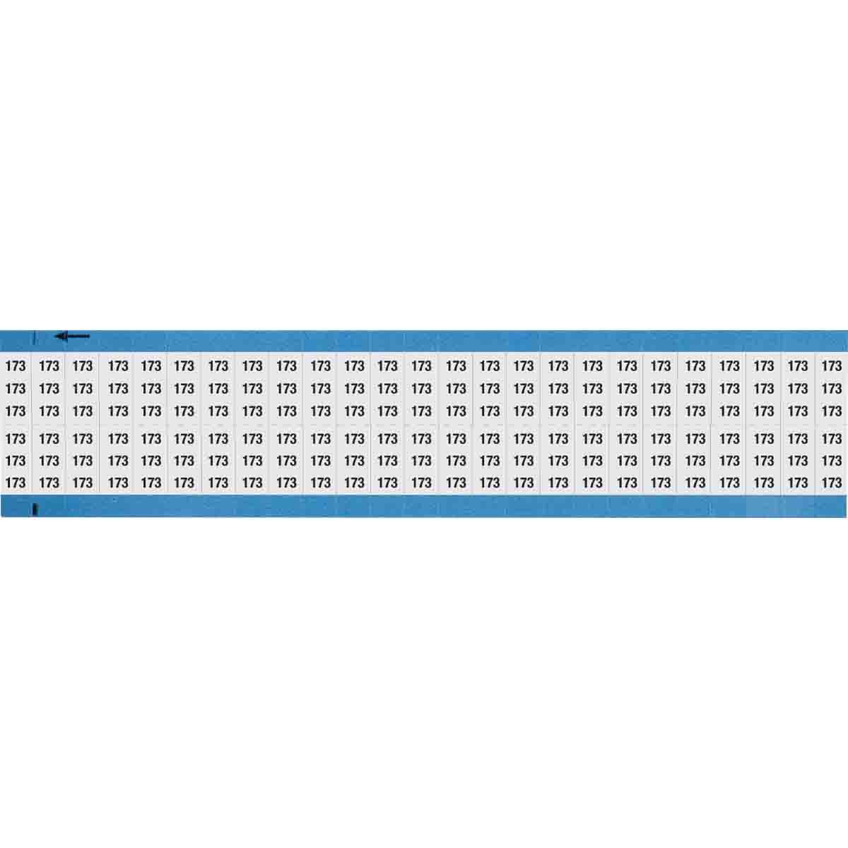 WM-173-SC-PK Wire Marker 0.75in H x 0.36in W, 173