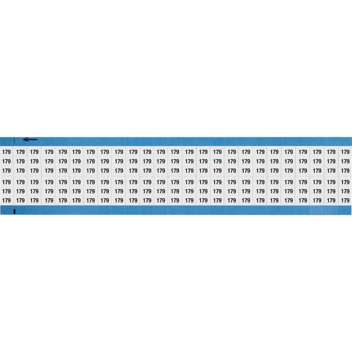WM-179-SC-PK Wire Marker 0.75in H x 0.36in W, 179