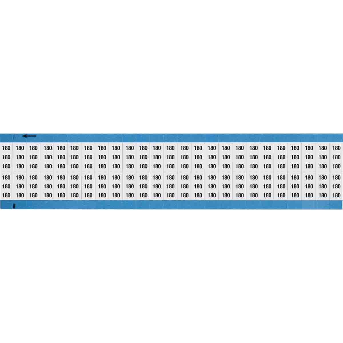 WM-180-SC-PK Wire Marker 0.75in H x 0.36in W, 180