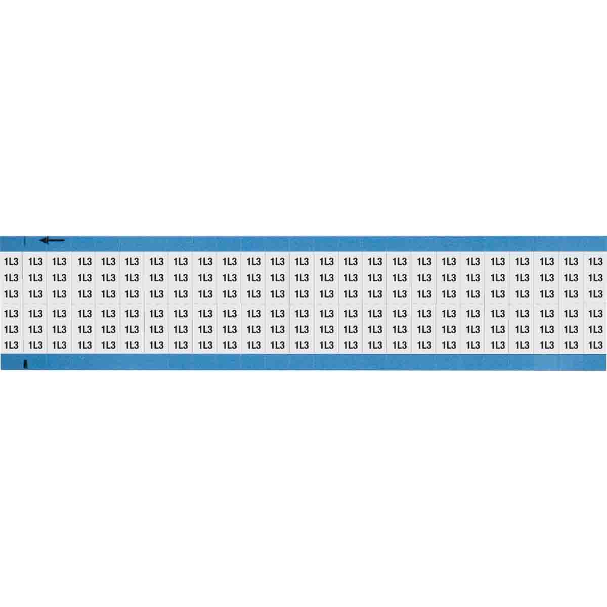 WM-1L3-SC-PK Wire Marker 0.75in H x 0.36in W, 1L3
