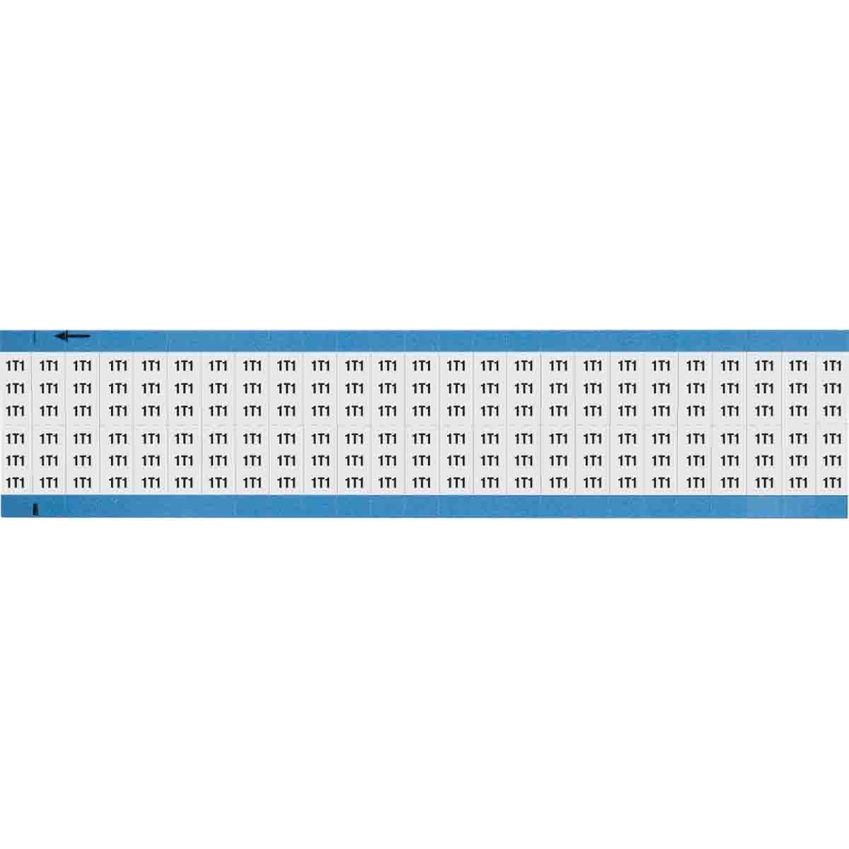 WM-1T1-SC-PK Wire Marker 0.75in H x 0.36in W, 1T1