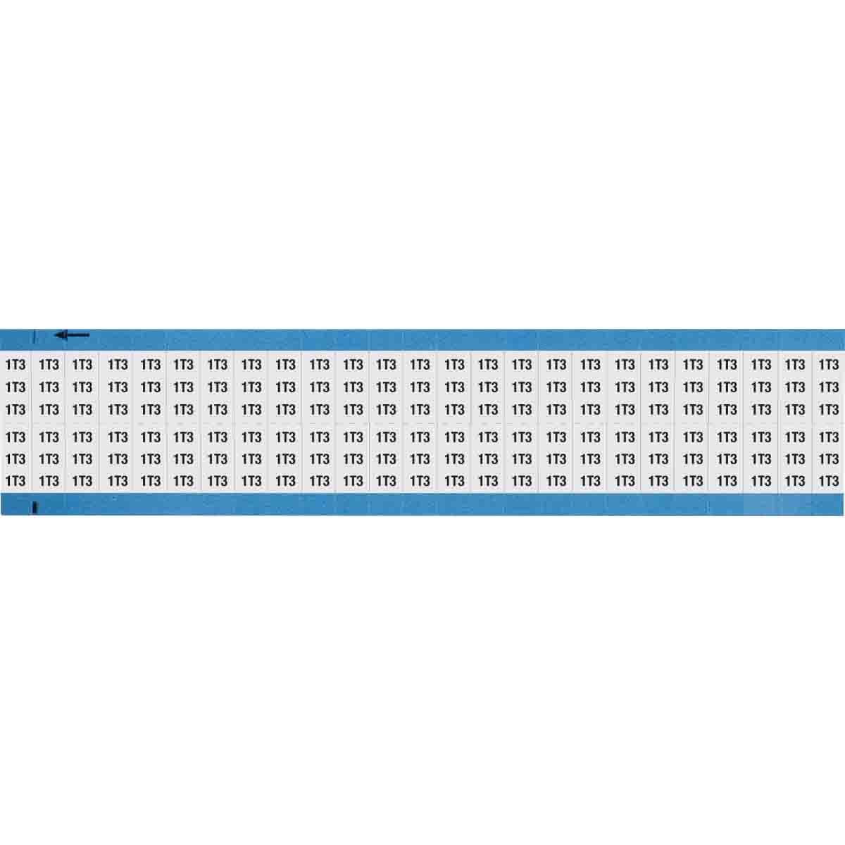 WM-1T3-SC-PK Wire Marker 0.75in H x 0.36in W, 1T3