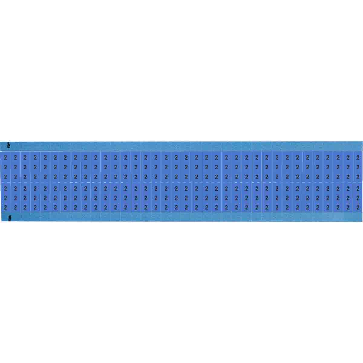 WM-2-BL-SC-PK Wire Marker .75H x 0.25in W, 2