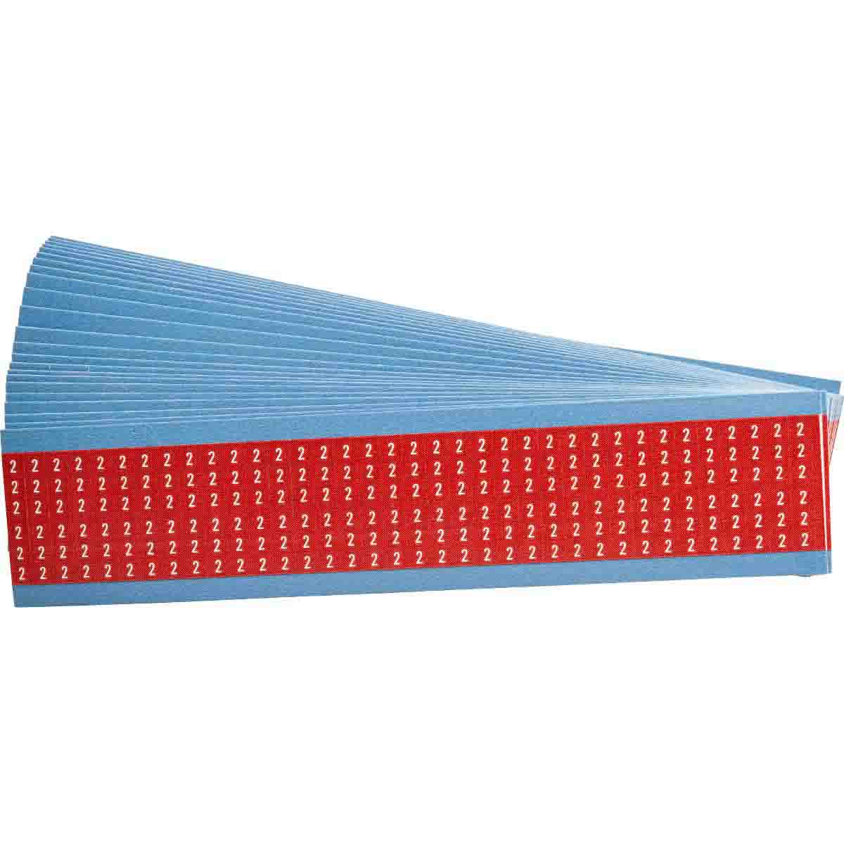 WM-2-RD-PK Wire Marker 1.5in H x 0.25in W, 2