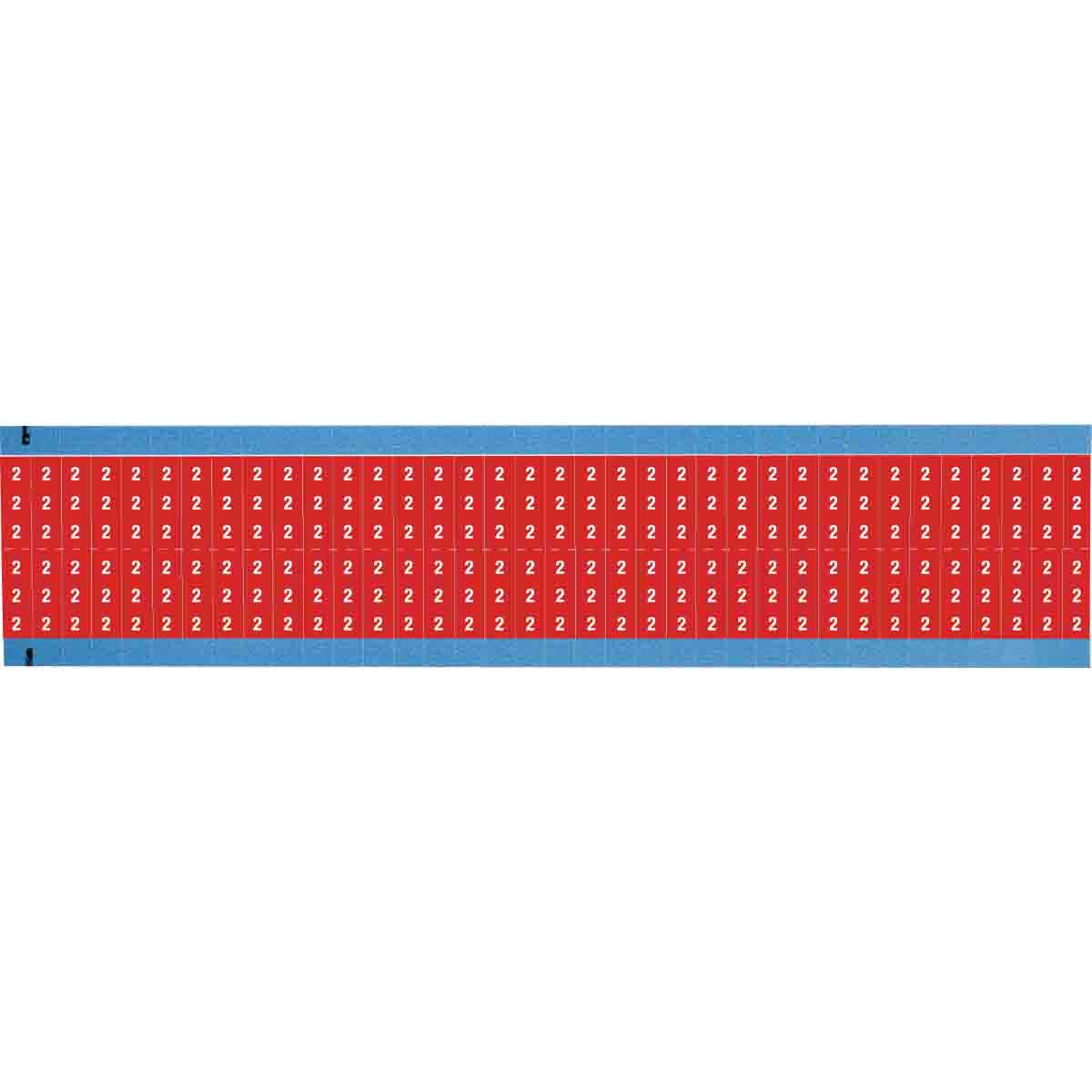 WM-2-RD-SC-PK Wire Marker .75H x 0.25in W, 2