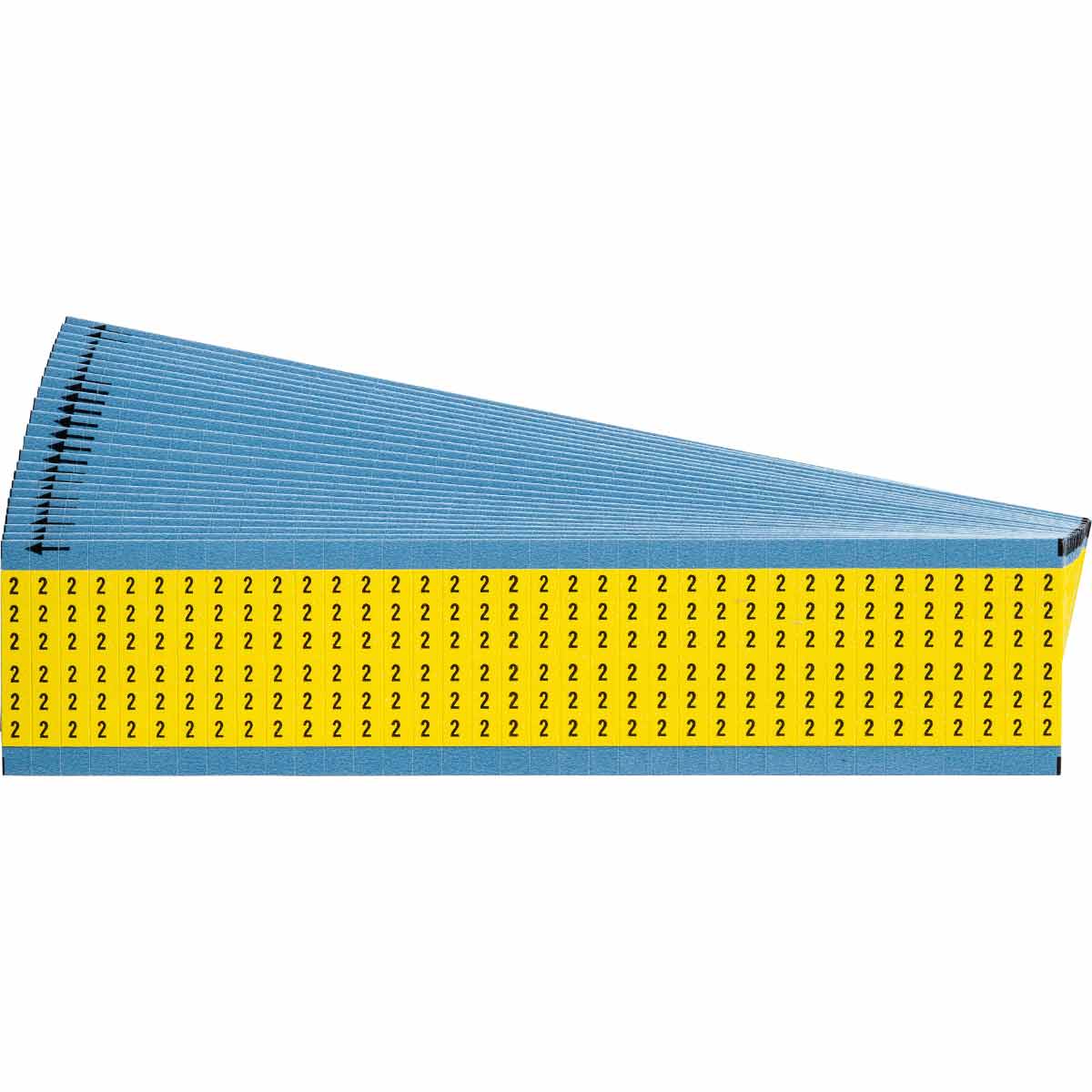 WM-2-YL-PK Wire Marker 1.5in H x 0.25in W, 2