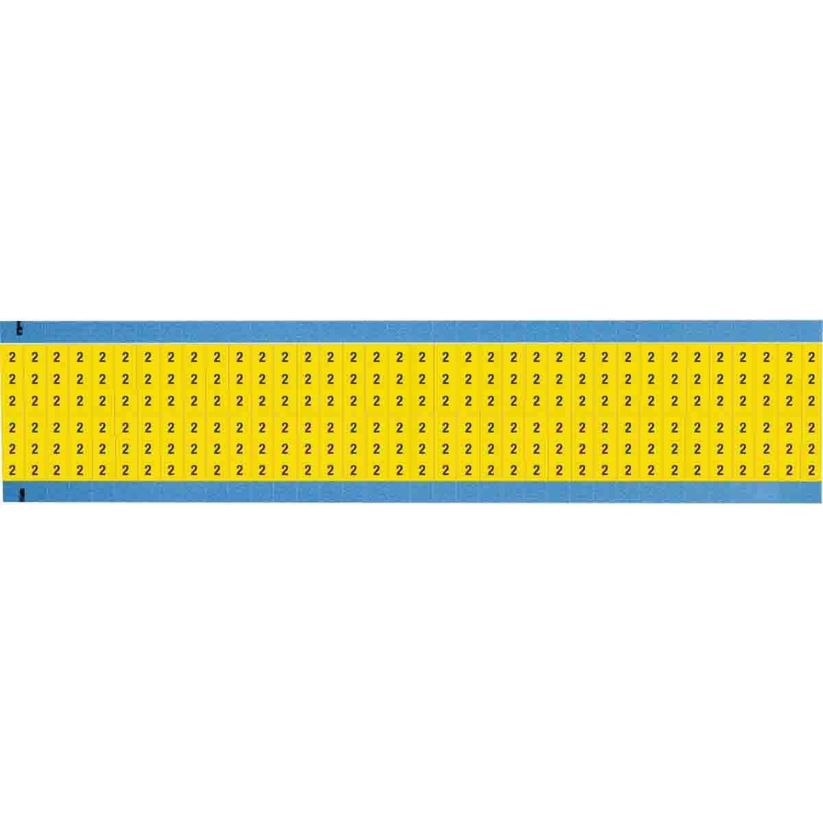 WM-2-YL-SC-PK Wire Marker .75H x 0.25in W, 2