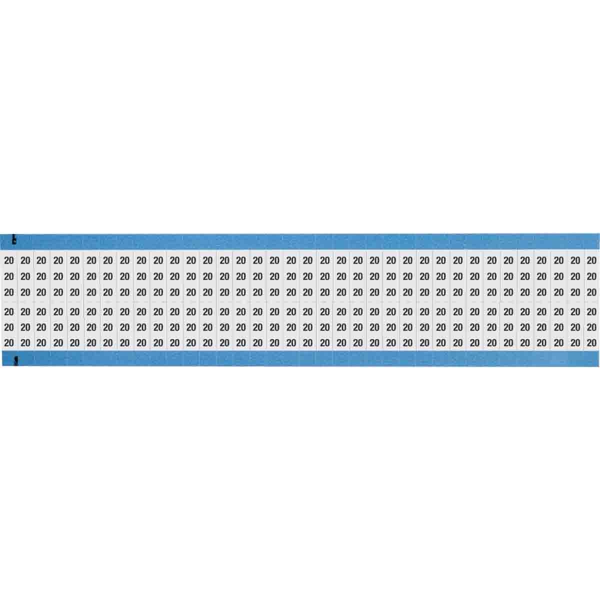 WM-20-SC-PK Wire Marker 0.75in H x 0.25in W, 20
